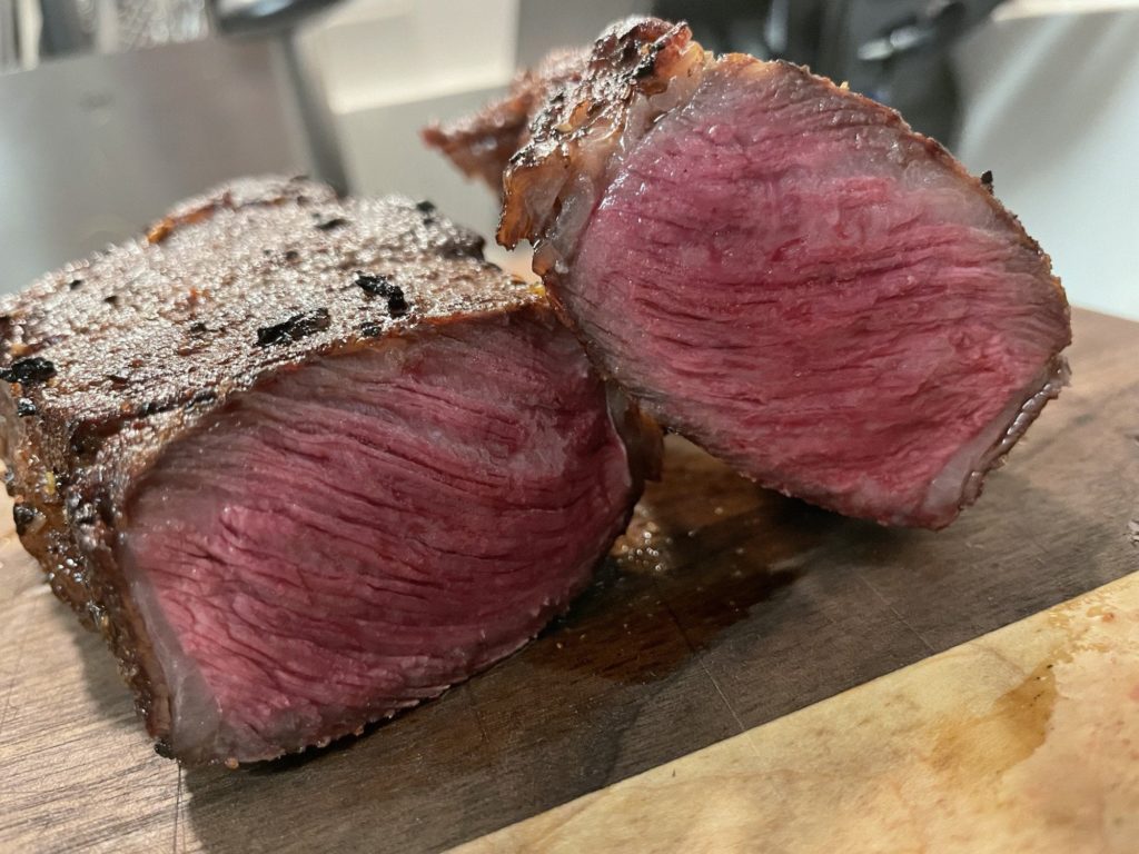 Wagyu Denver’s cooked reverse sear method. Super high BMS score, these things were amazing!
