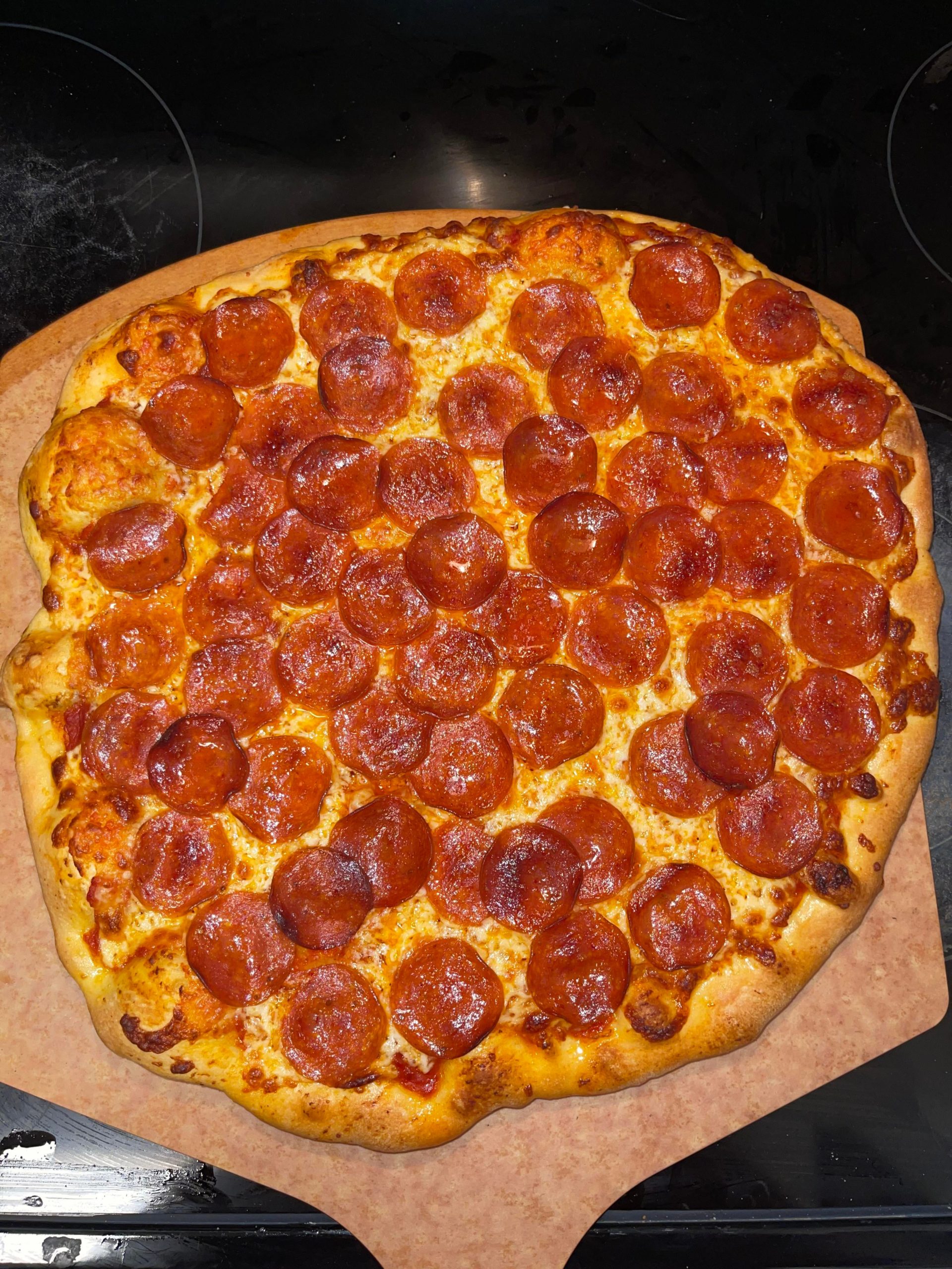 Homemade pepperoni pizza Dining and Cooking