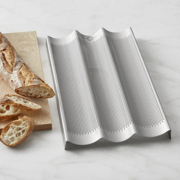 Are perforated sheet trays a thing? Like perforated baguette pans