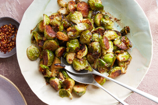 Stir-Fried Brussels Sprouts