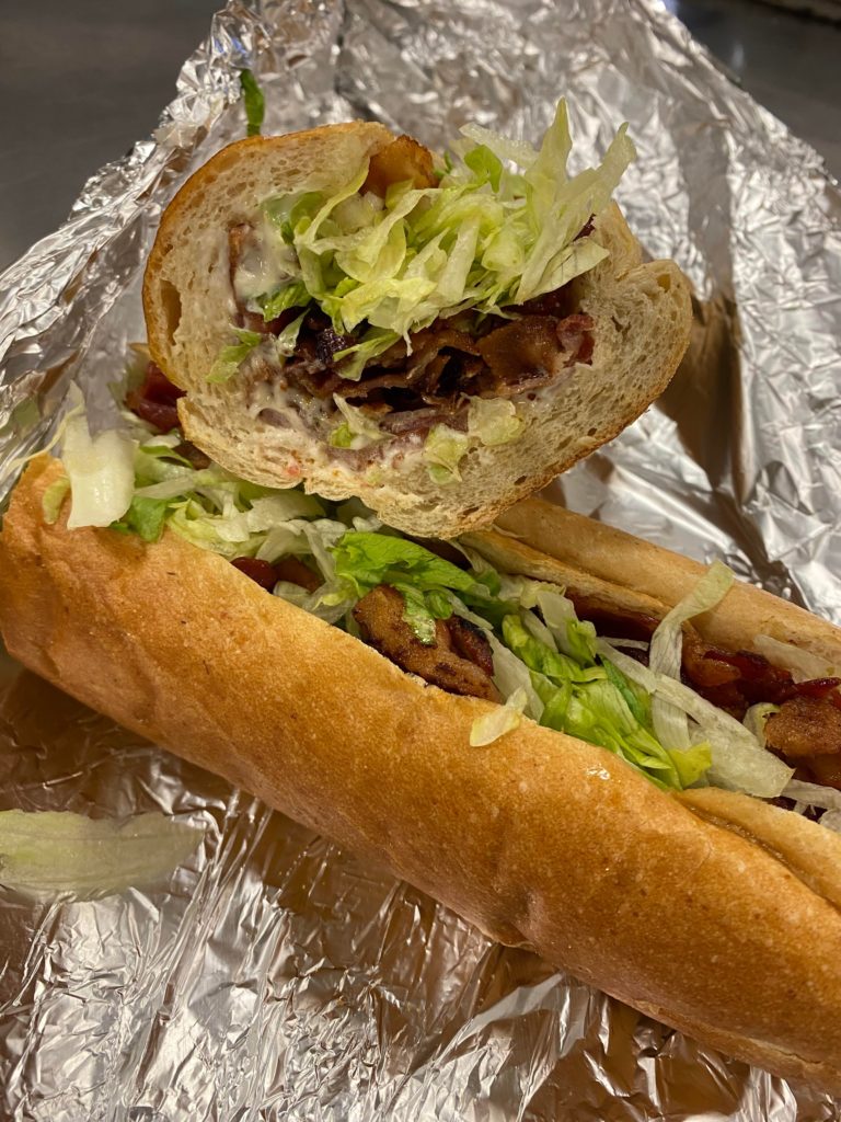When you want more than just a sandwich so grab a 16 inch BLT hoagie