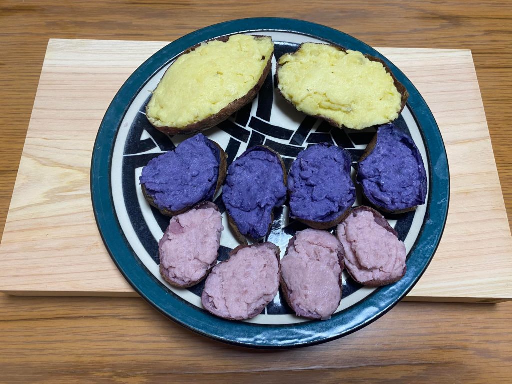 Red moon, northern ruby and shadow queen potatoes