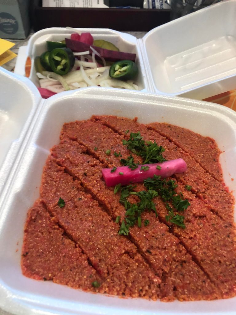 Number 1 reason I like living in Detroit: The Raw Kibbee is everywhere