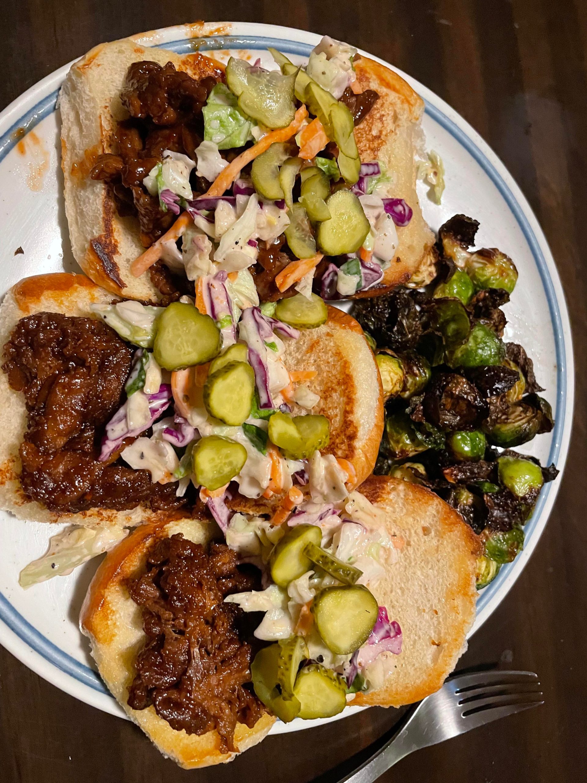 Pulled BBQ Seitan Sliders Dining and Cooking