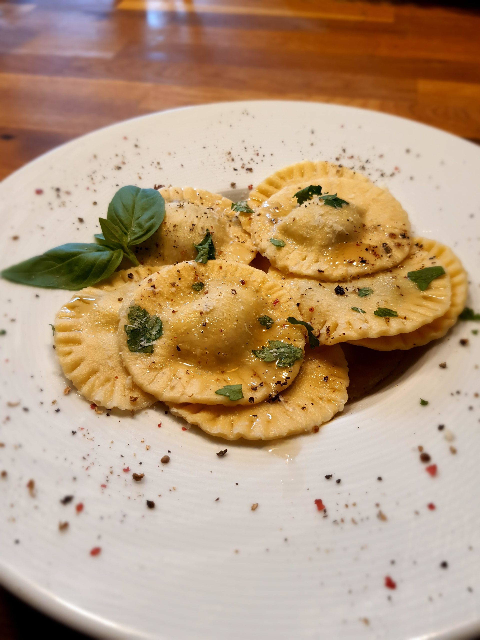 First try at making spinach ricotta ravioli and I loved it! - Dining ...