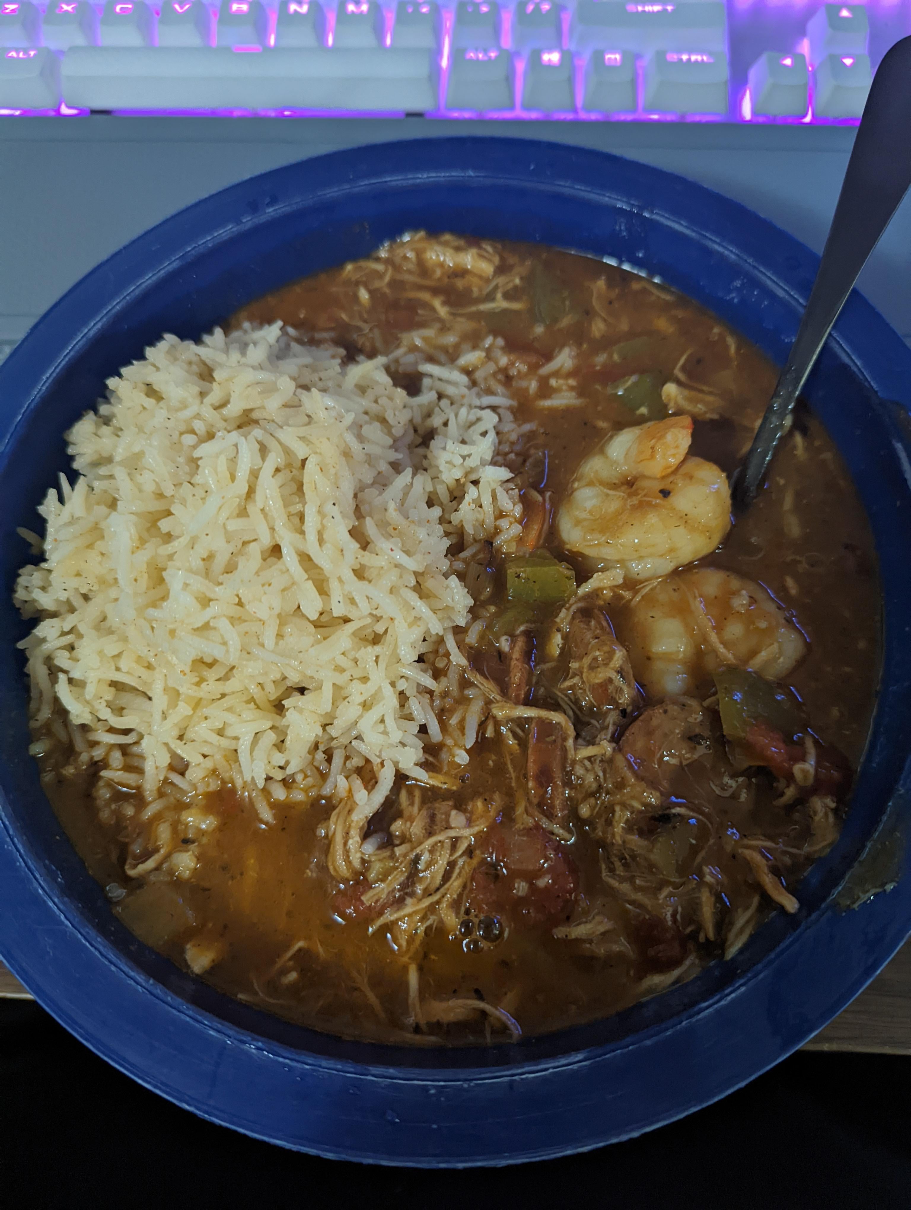 First time making gumbo, it's all about the roux. Dining and Cooking