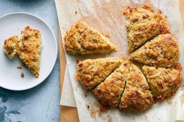 Gruyère and Black Pepper Scones