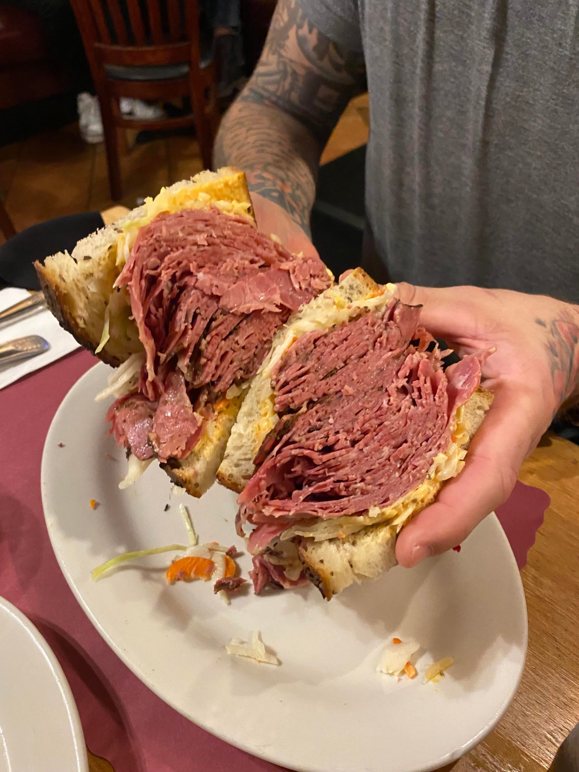 Pastrami & Corned Beef at Sarge’s in NYC Dining and Cooking