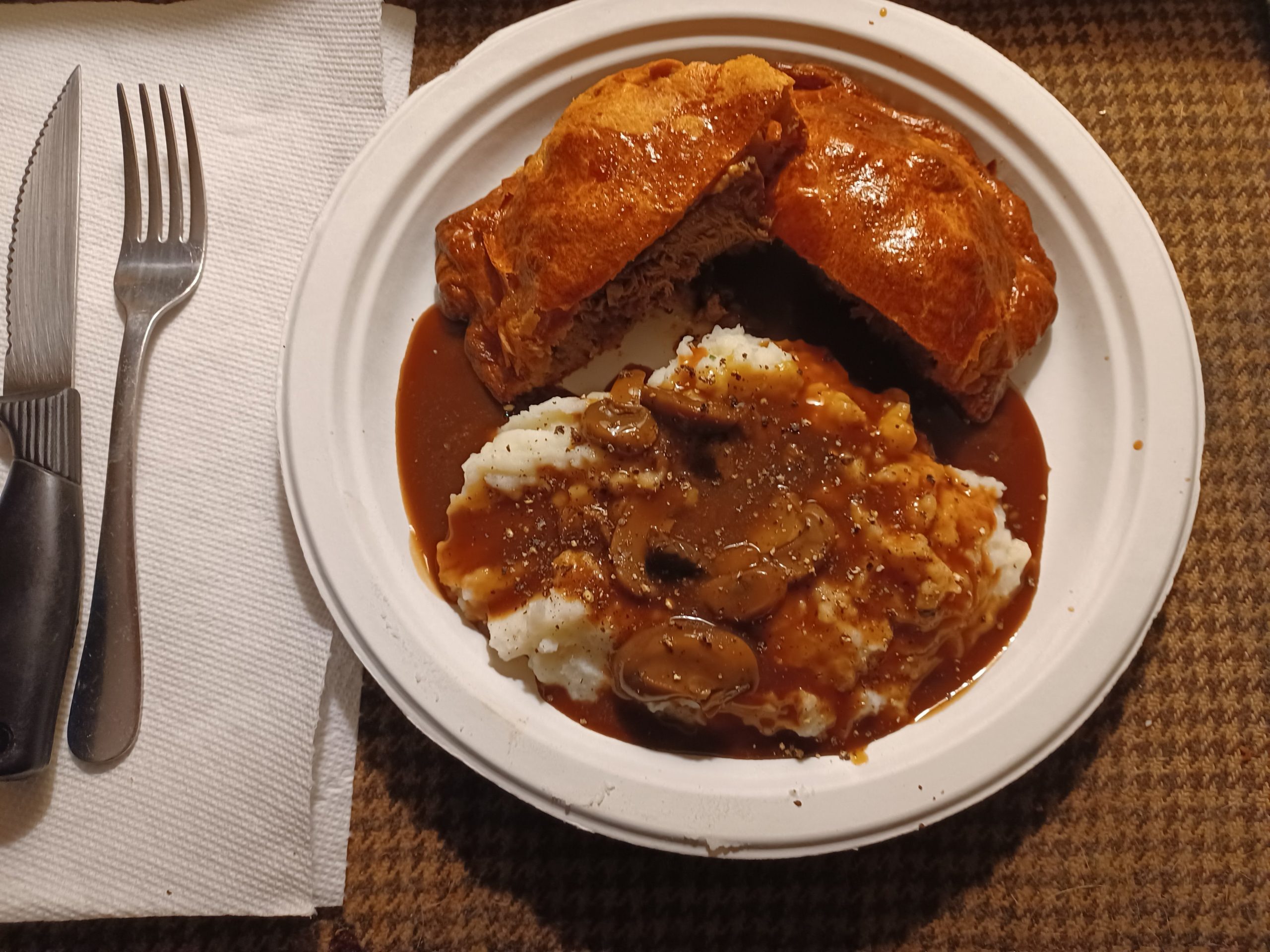 Tonight, I made...something. You ever heard of Beef Wellington? Well, I