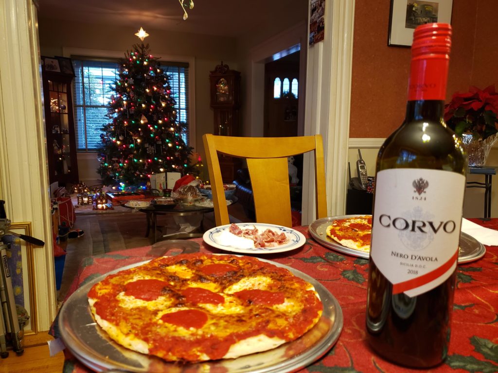 Made some afternoon New Years Eve Pizza ...