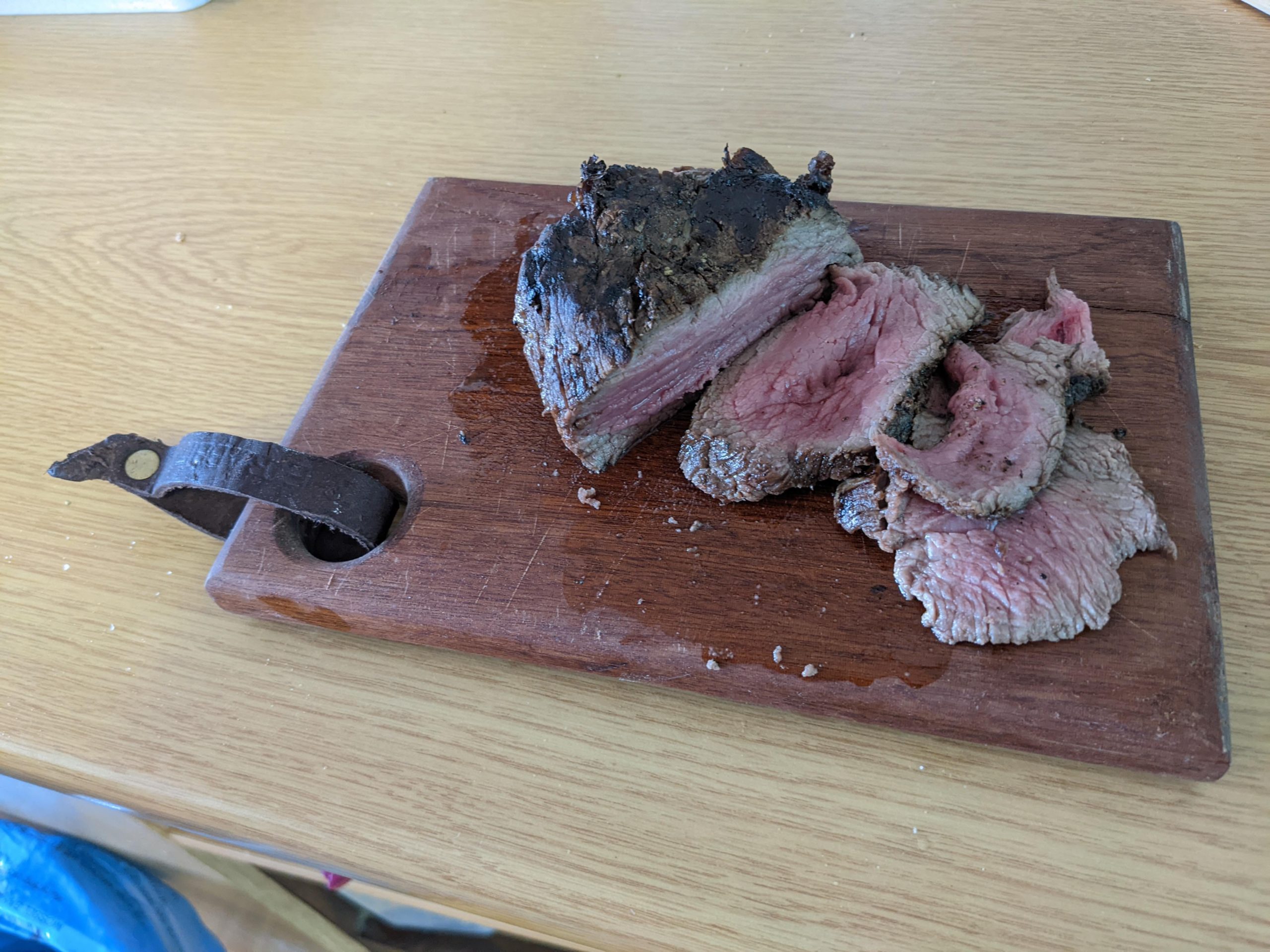 Kudu sirloin on the braai (South African barbecue) Dining and Cooking