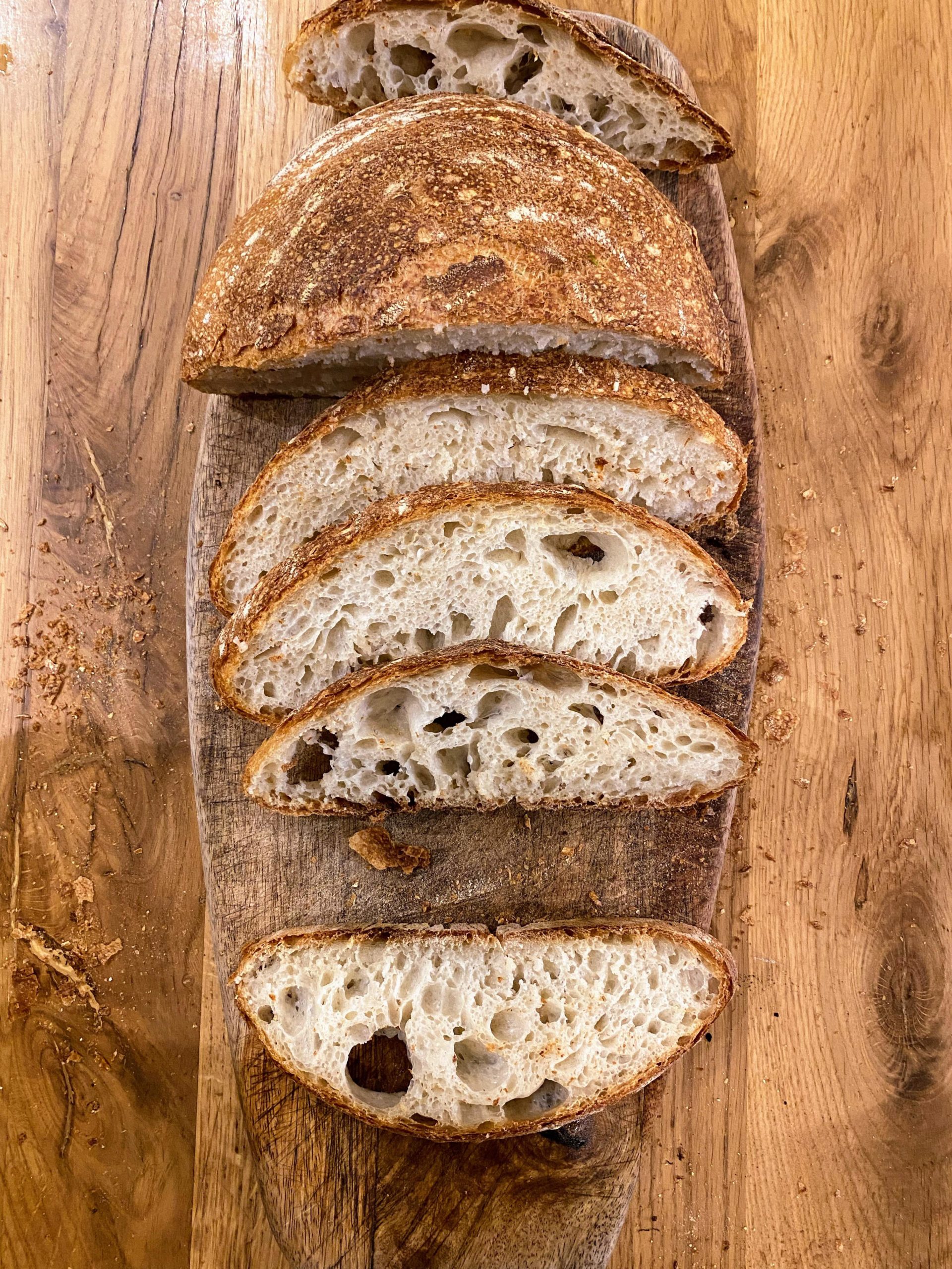 Dutch Oven, Poolish White Bread Dining and Cooking