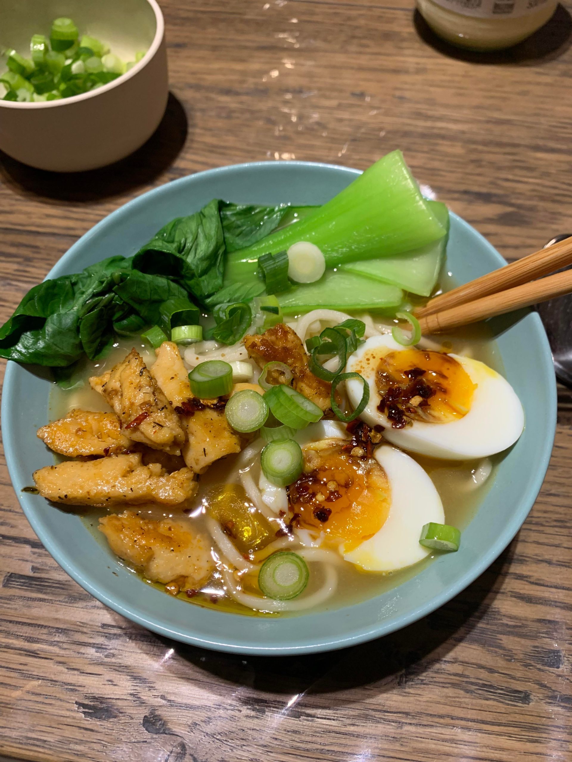 homemade w miso/chicken broth ) Dining and Cooking