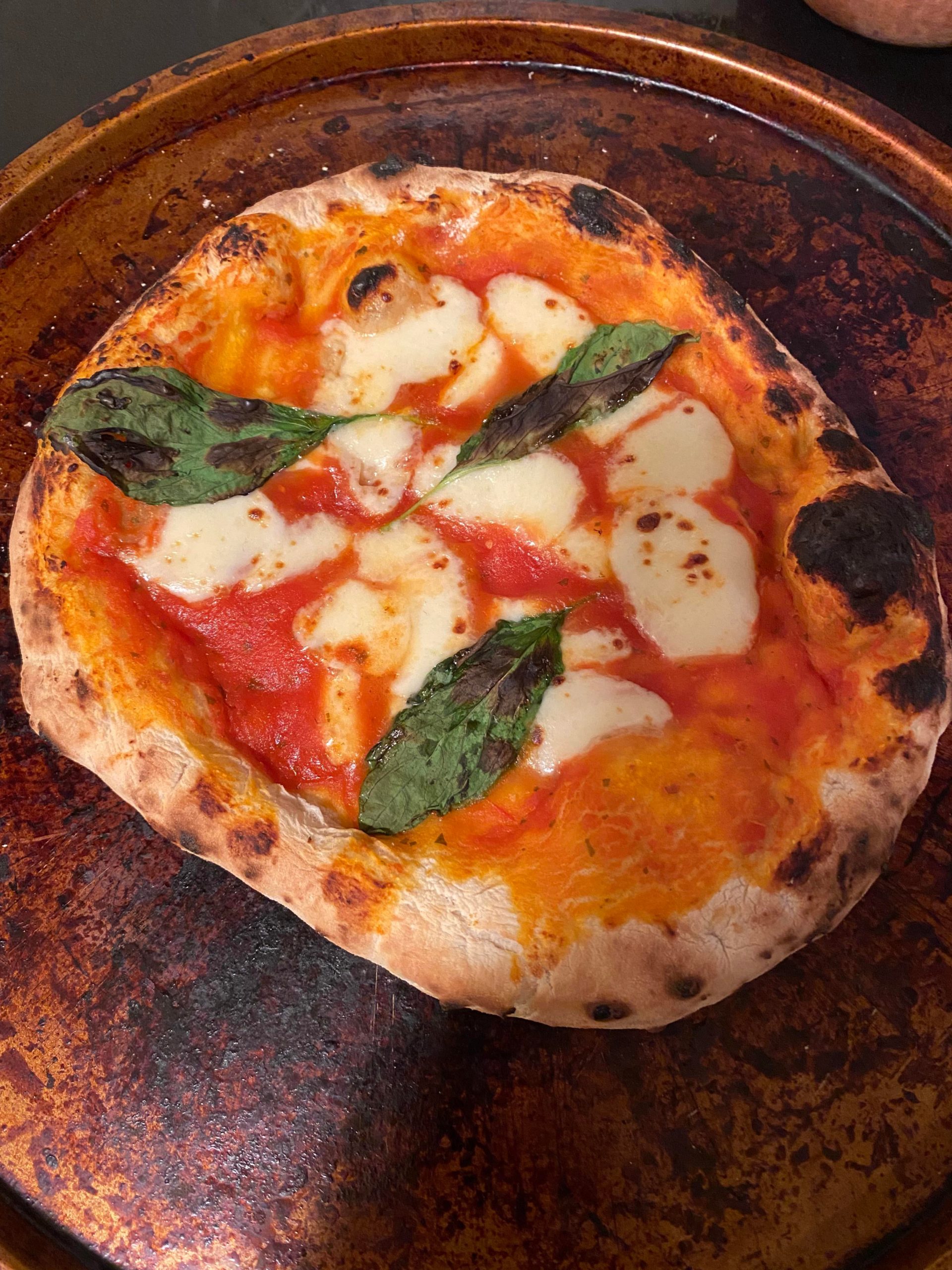 First ever pizza. Made with an Ooni Fyra 12. Dining and Cooking