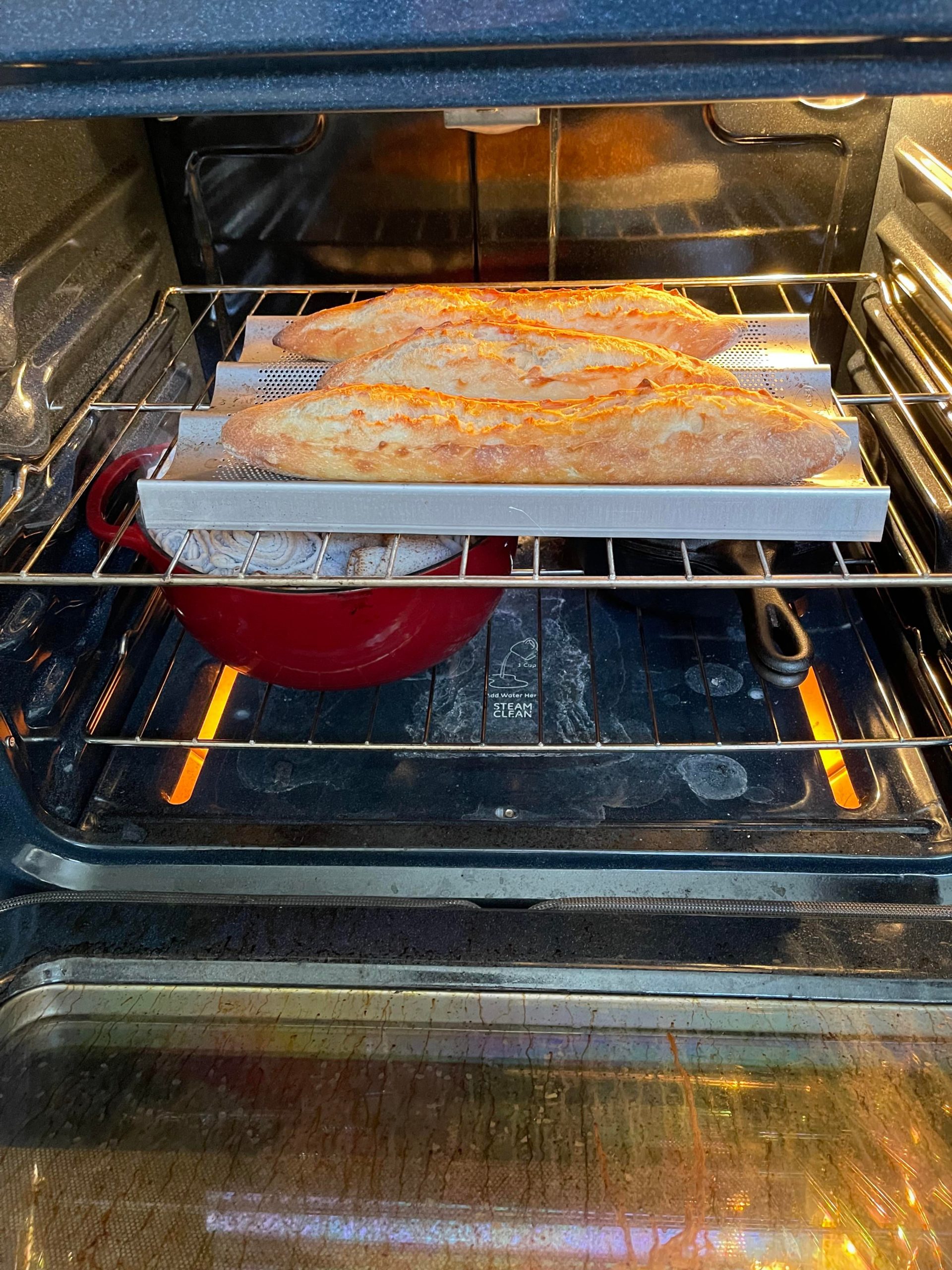 My baguette oven setup Dining and Cooking