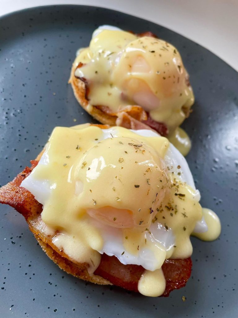 First time making eggs Benedict, so damn tasty!