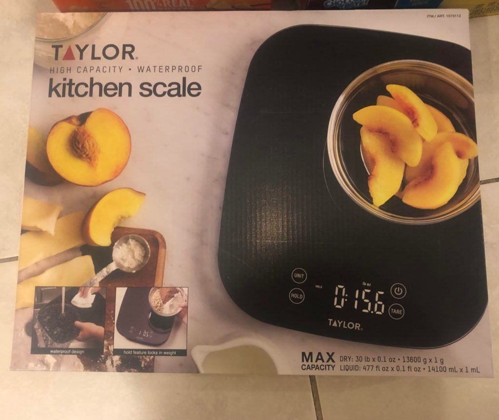 Taylor food scale at Costco $17.99