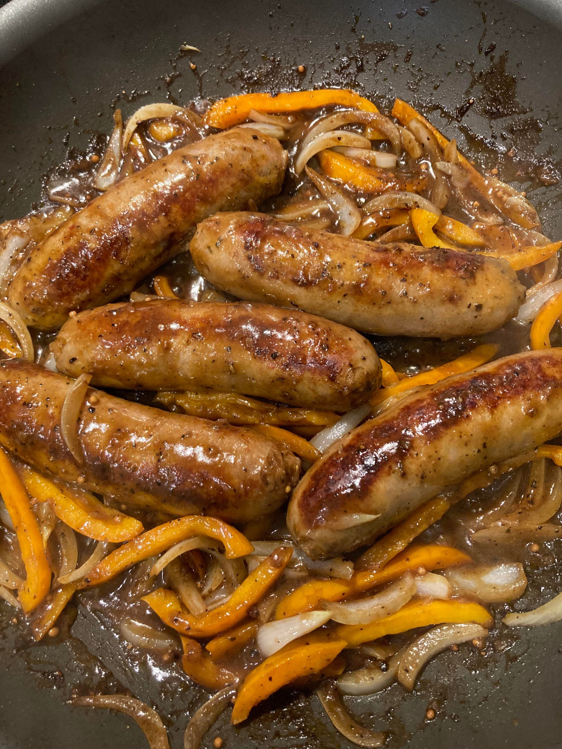 It’s a concoction of hot Italian sausage, peppers, and onions, with a