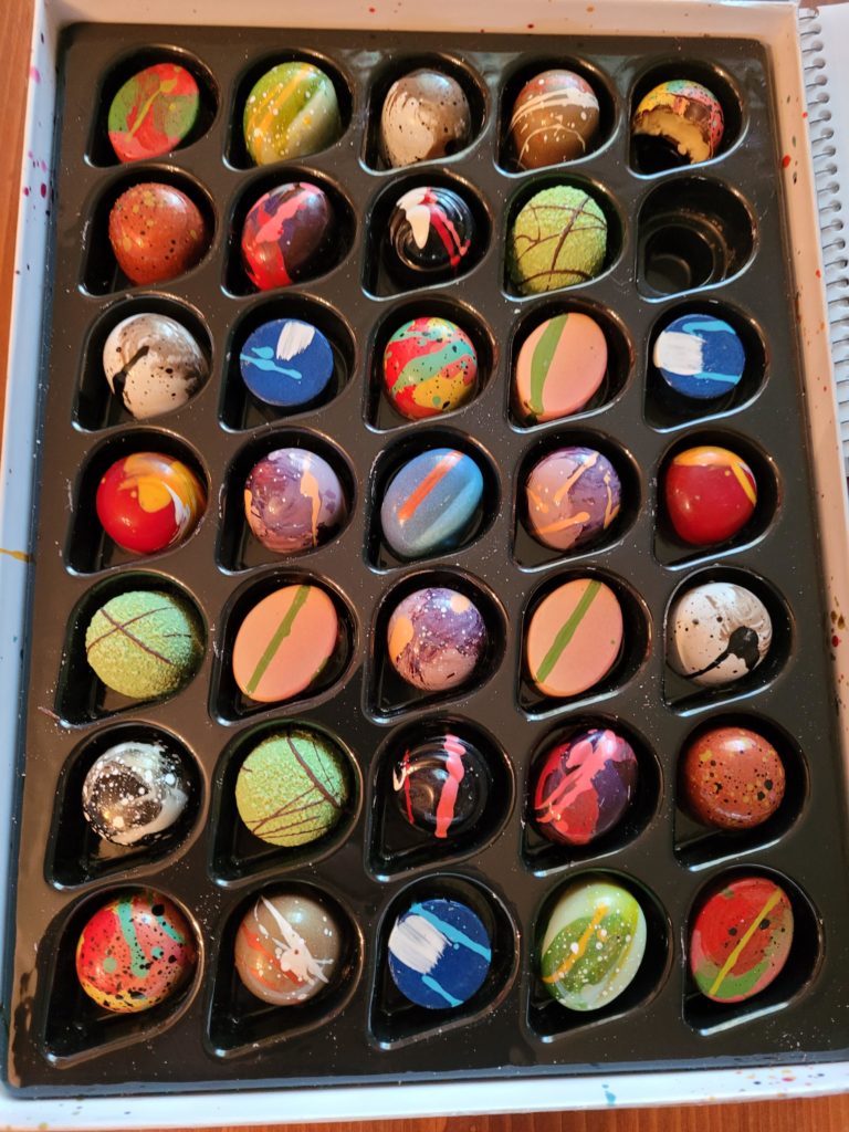 I bought my wife these hand-painted chocolates