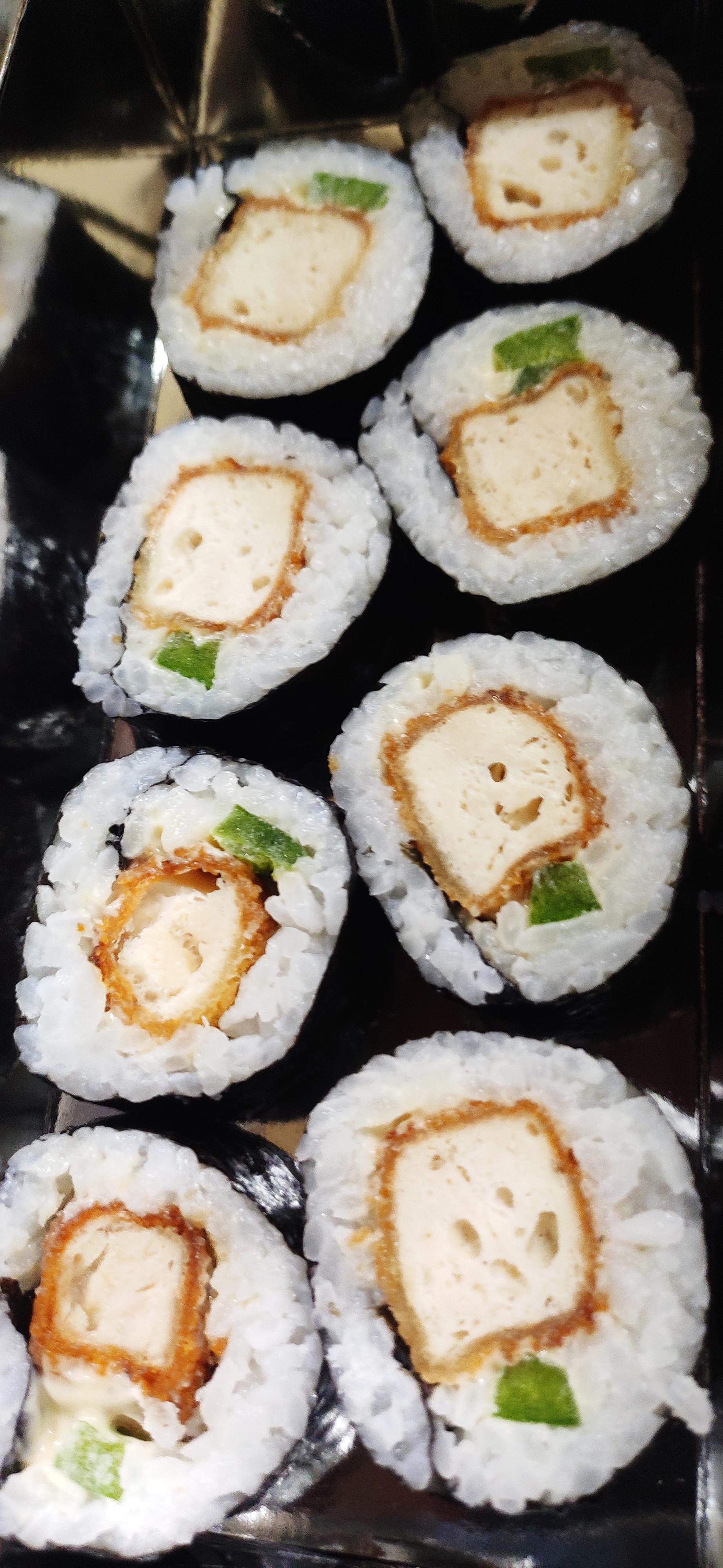 Chicken Tempura Maki. What do you think? Dining and Cooking