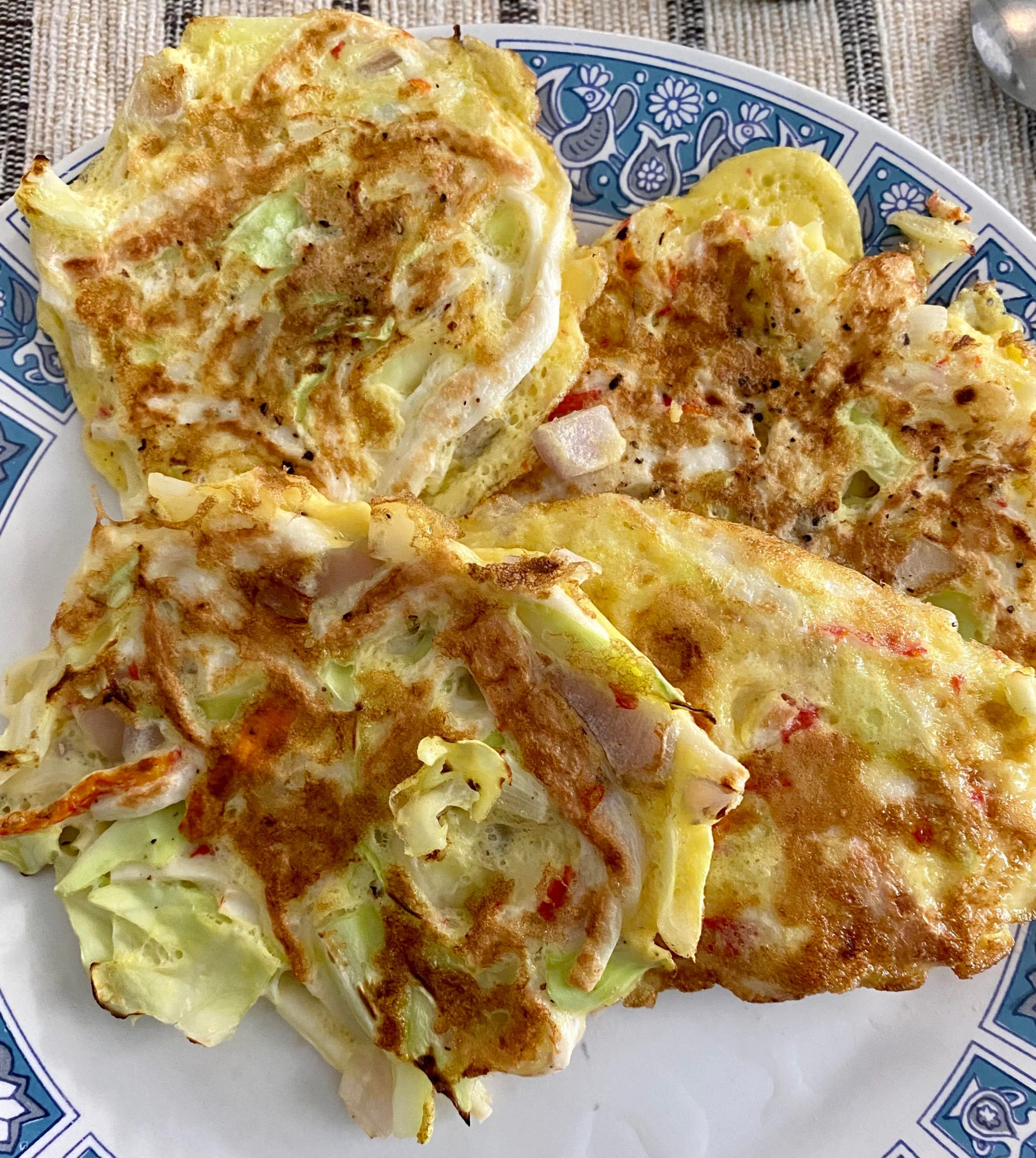 Korean inspired surimi omelette Imitation Crab Jeon (237 calories