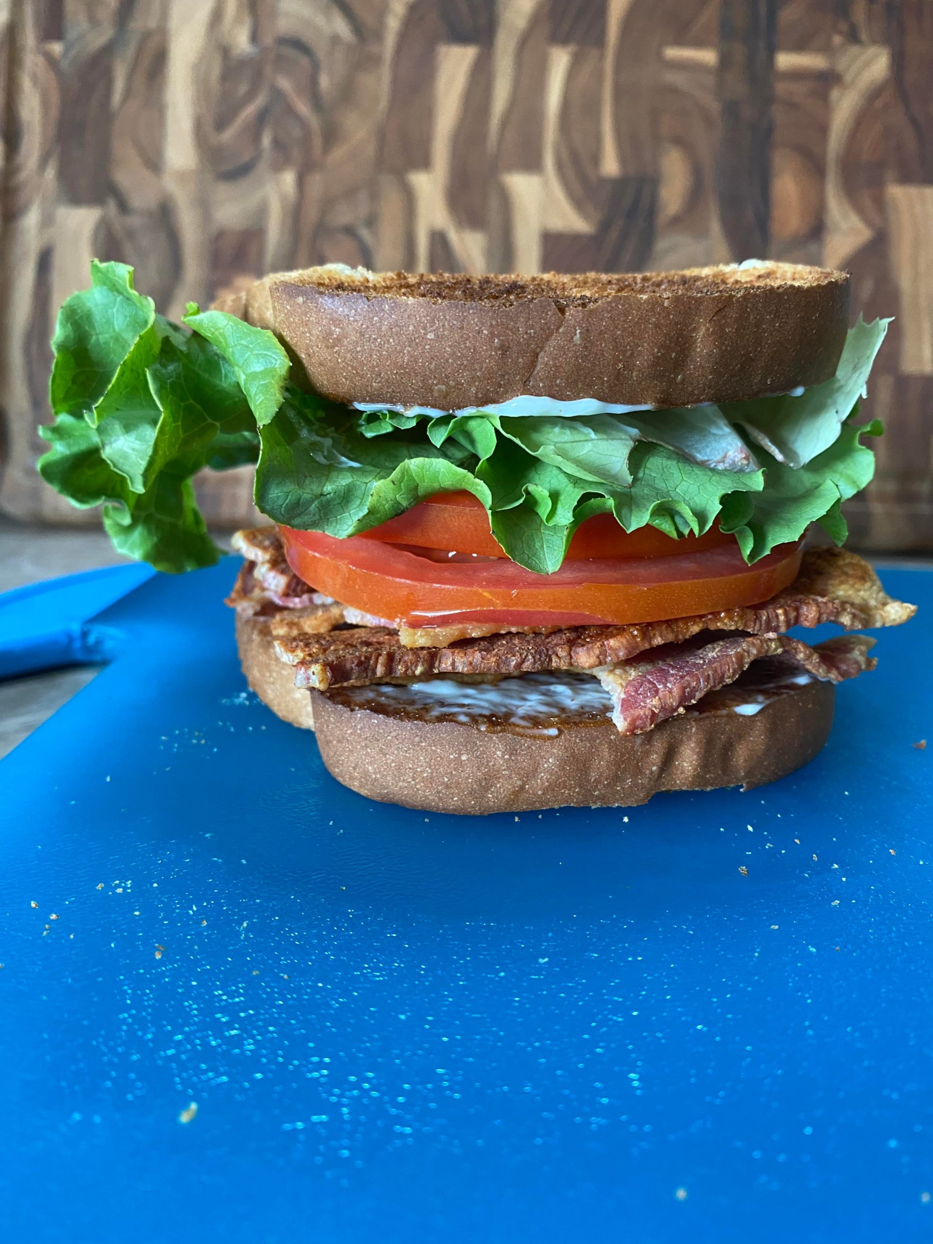 BLT nice and crispy w extra Mayo Dining and Cooking