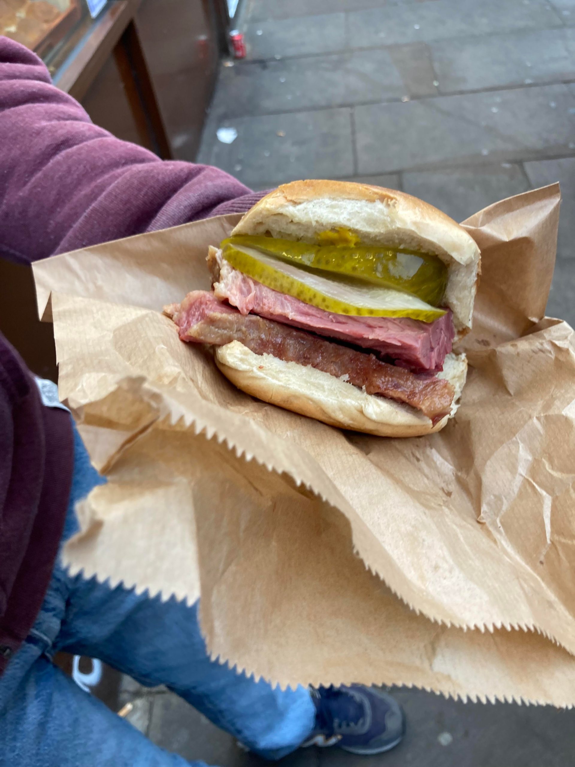 Salt Beef Bagel in London Dining and Cooking