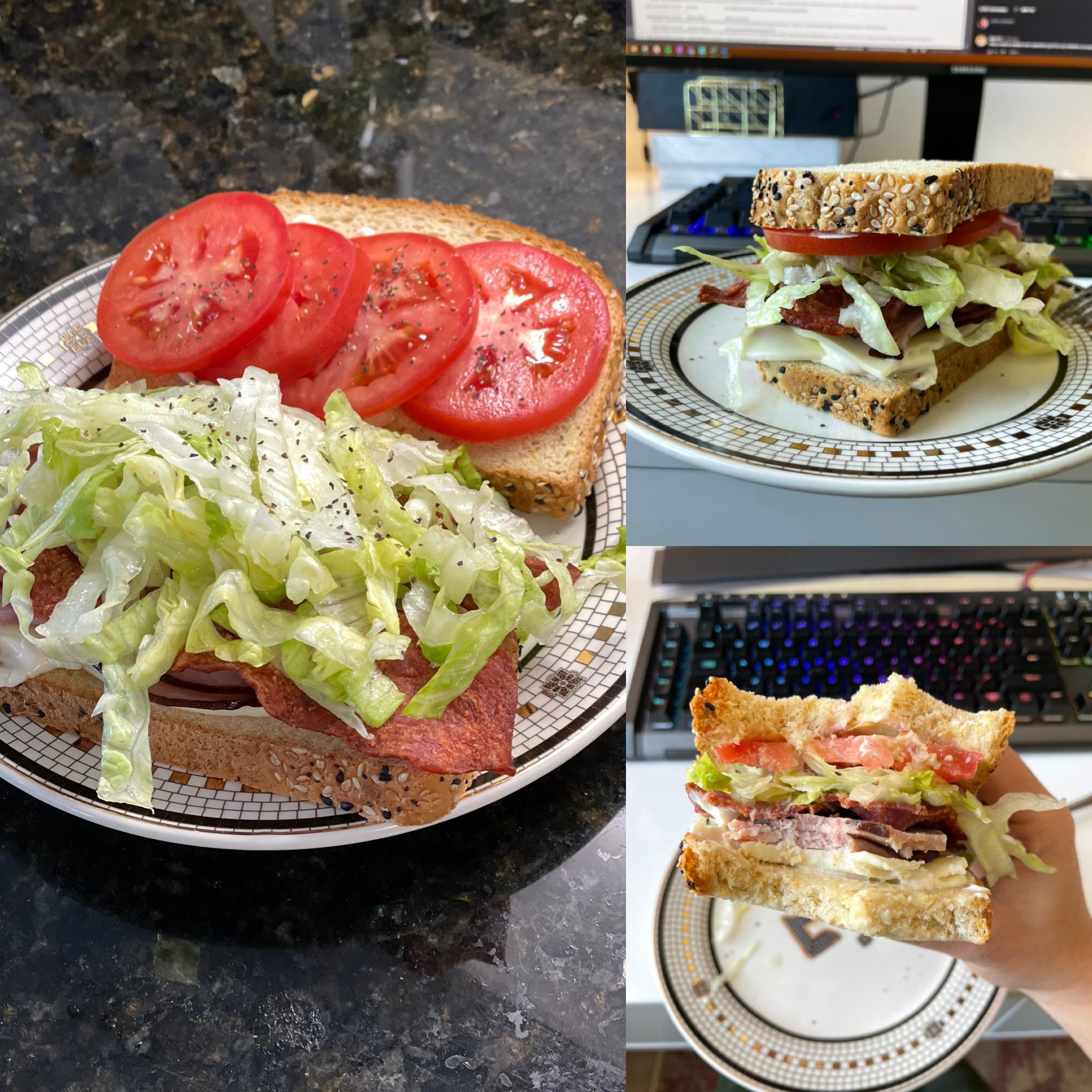 Nothing crazy, but I was inspired by Jimmy John’s Ultimate Porker. I