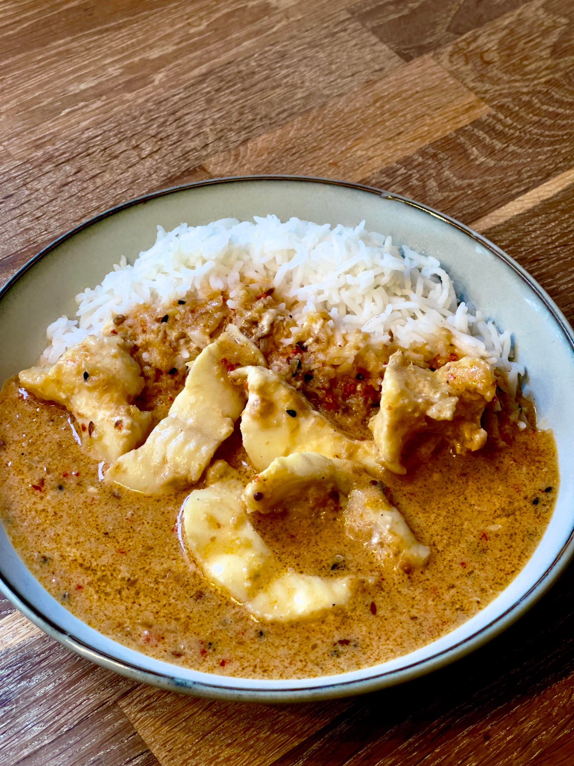 Fish in coconut curry! Dining and Cooking