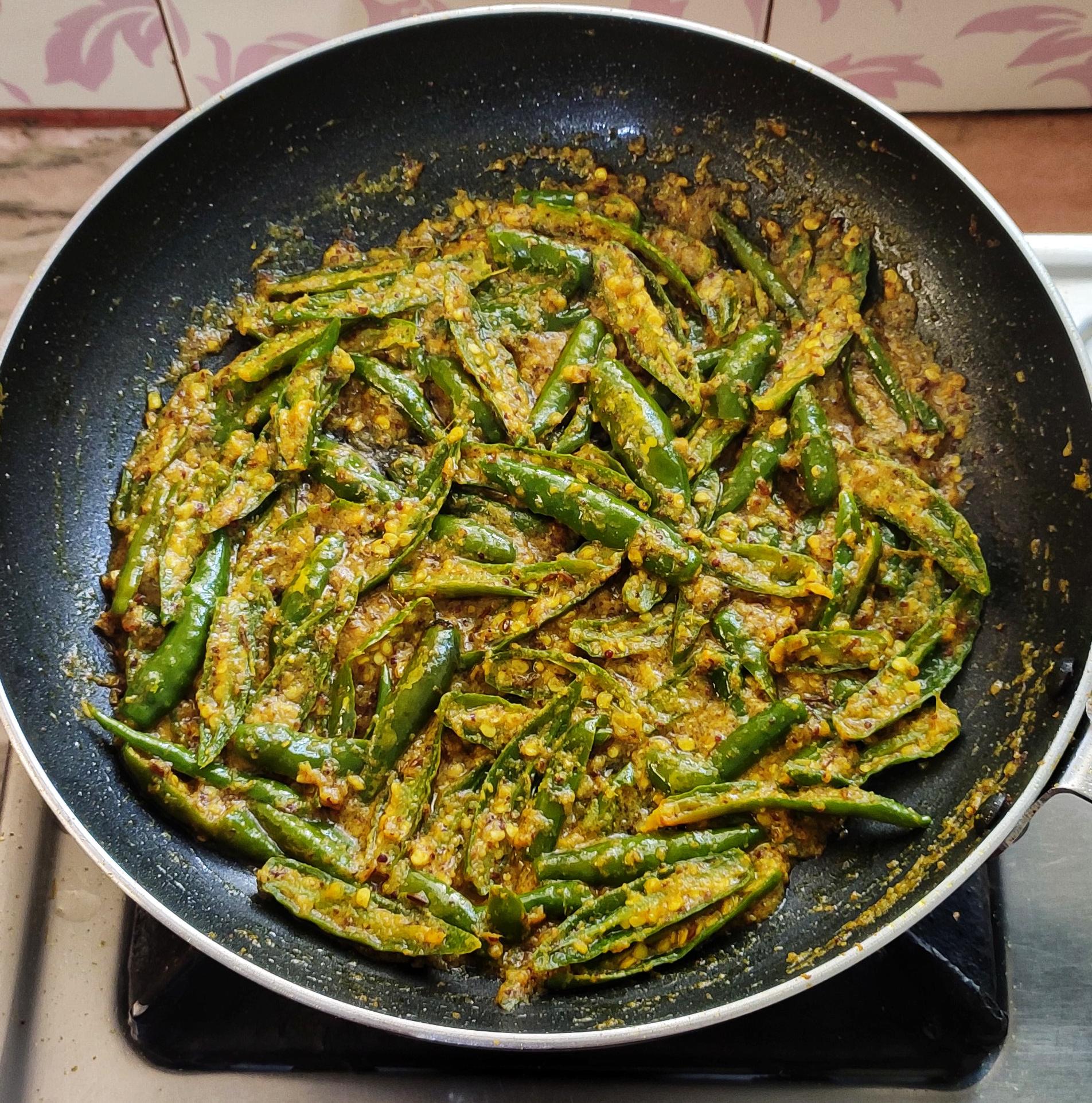 Hari Mirch Fry Green Chilli Fry Recipe Easy And Quick Recipe