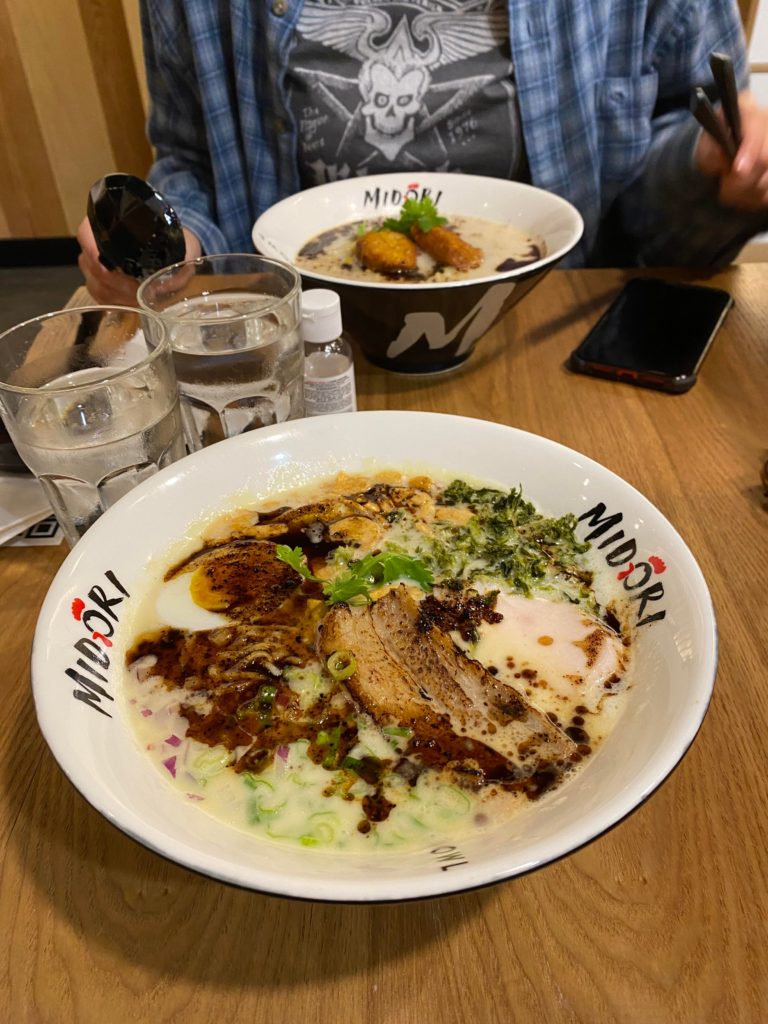 Ramen from Midori in Toronto