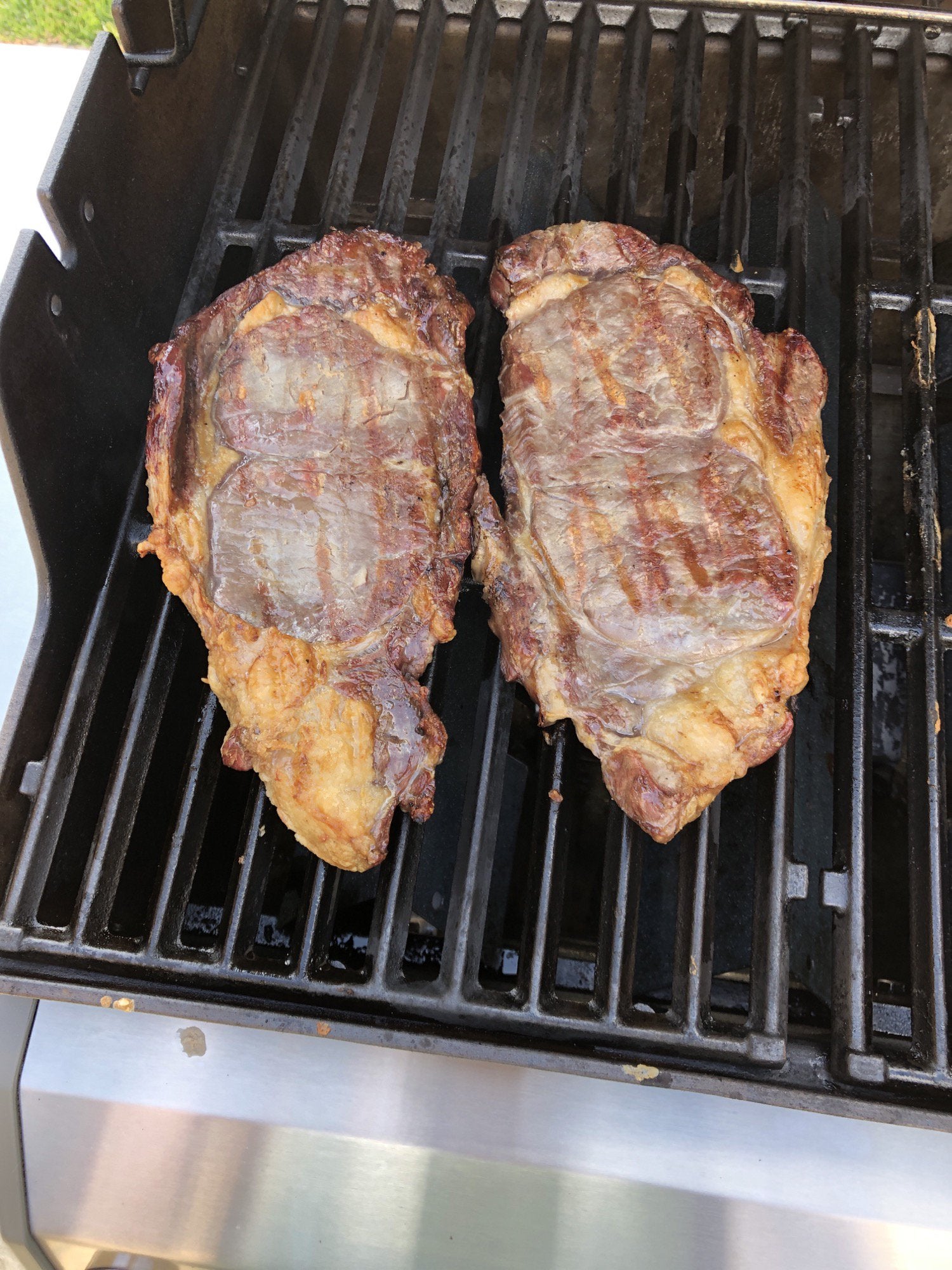 Went to reverse seat some steaks like usual after a 7 hour salt dry