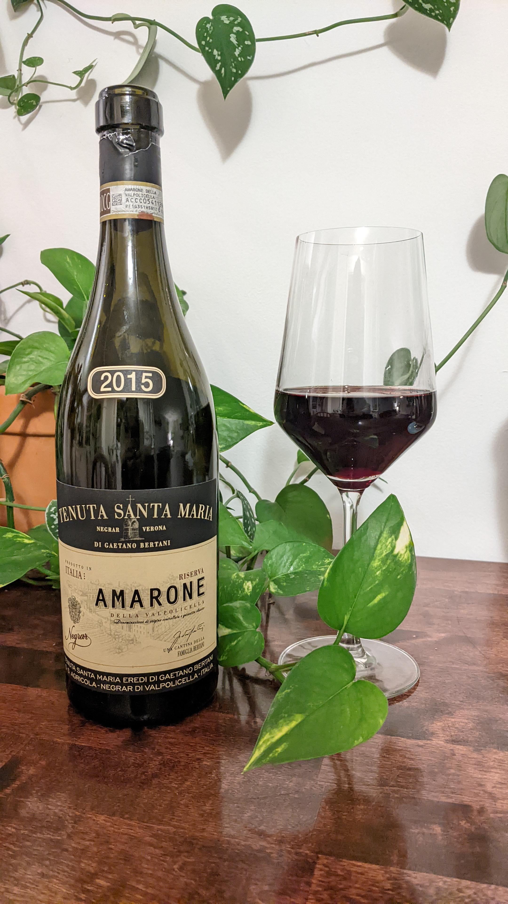 2015 Tenuta Santa Maria Amarone Riserva. I'm in love! - Dining and Cooking