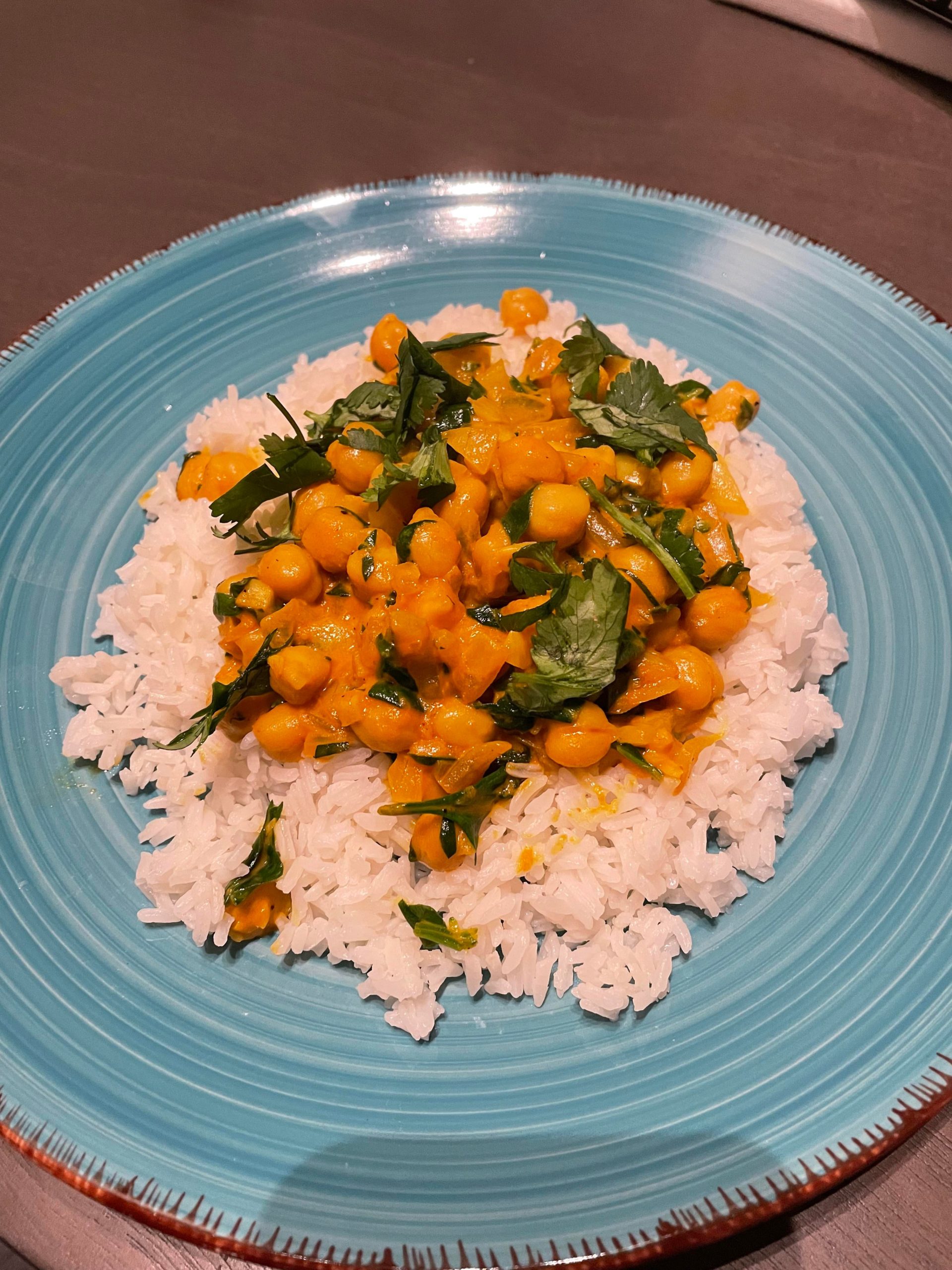 Coconut Chickpea Curry Dining and Cooking