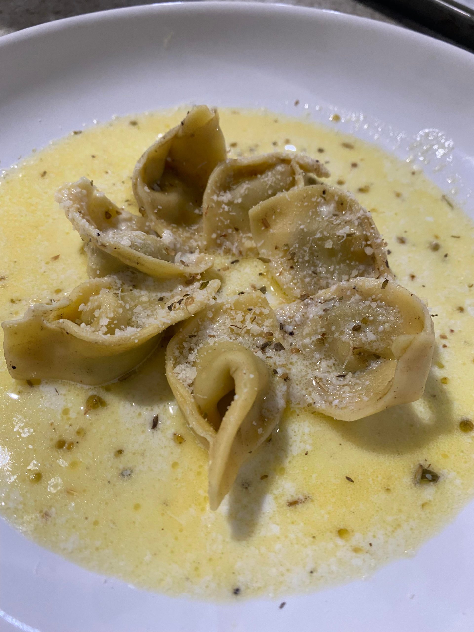 Black Truffle and Cream Cheese Tortellini (first time) Dining and Cooking