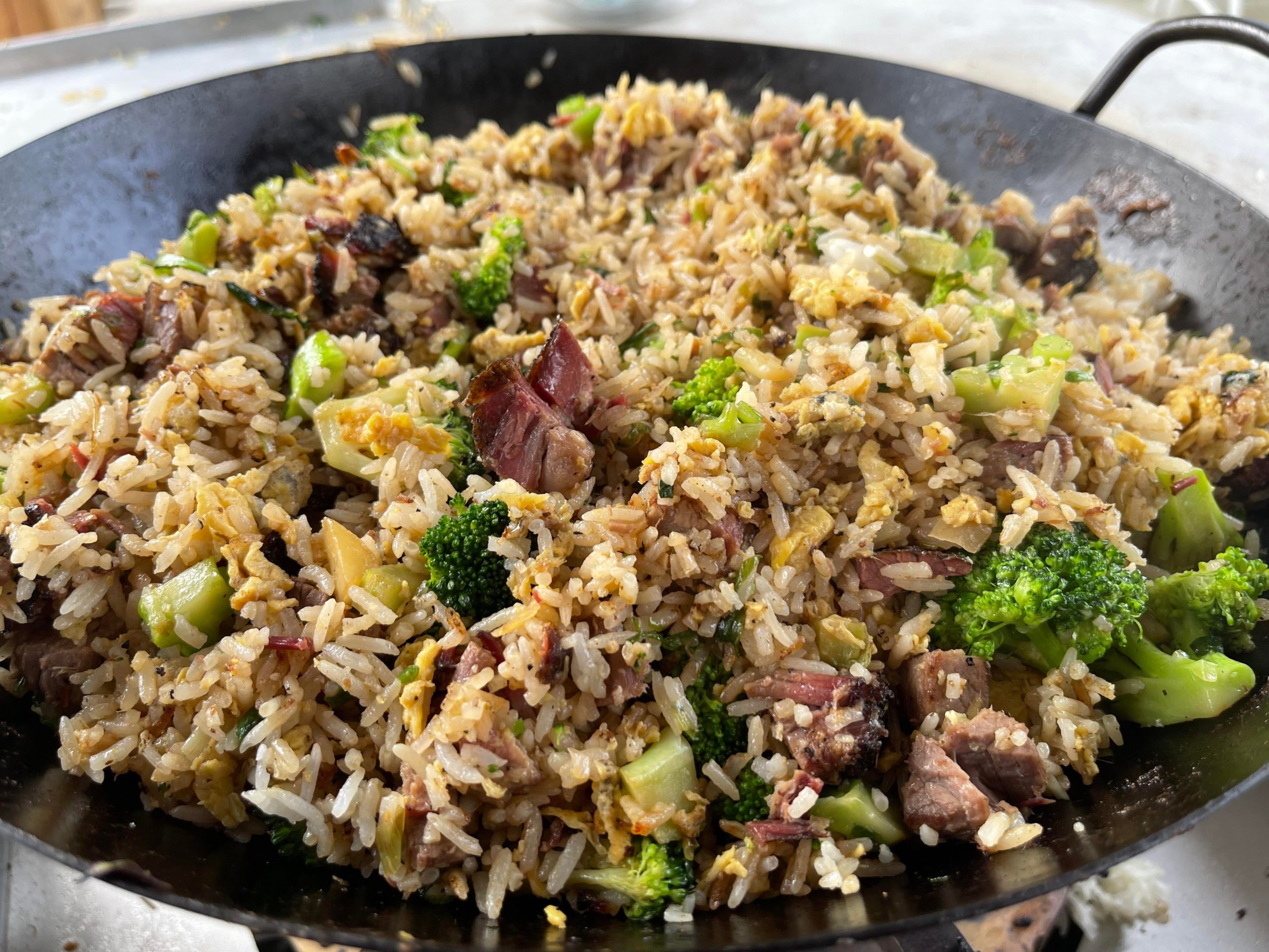 Smoked Brisket Fried Rice! Dining and Cooking
