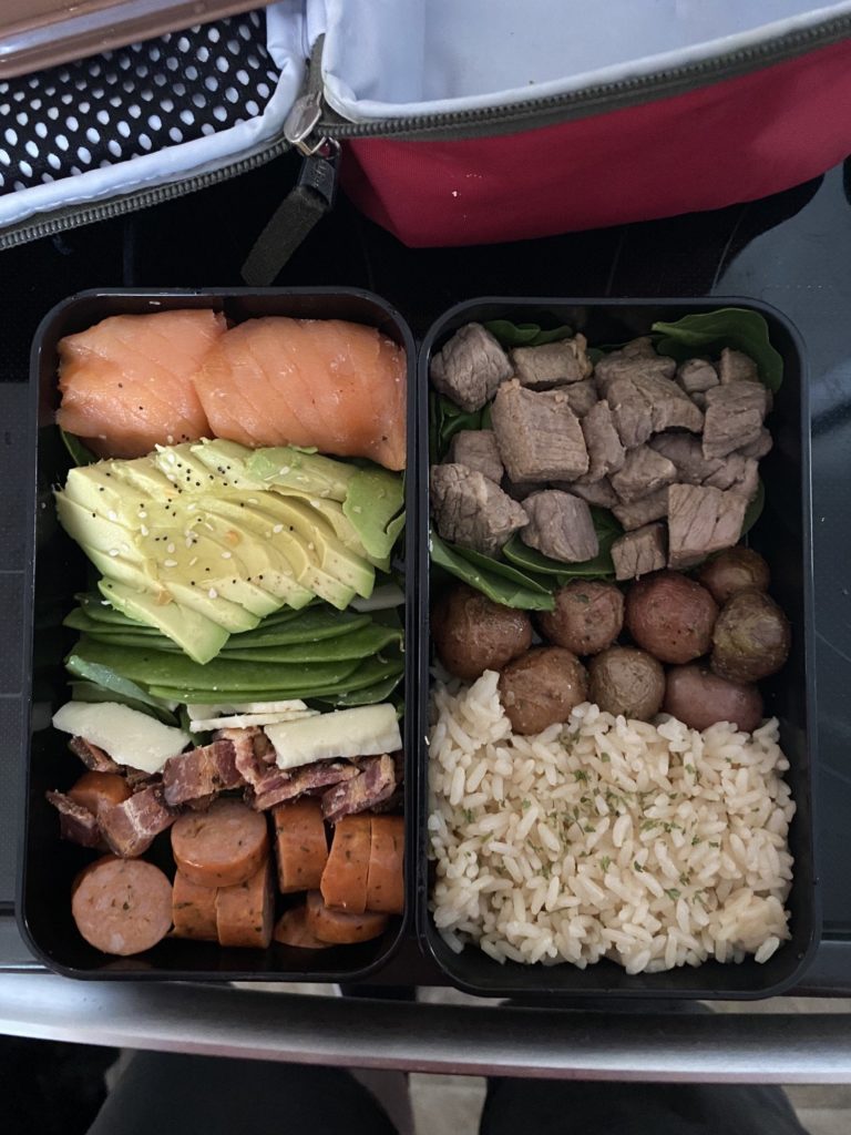 Typical lunch/dinner work meal