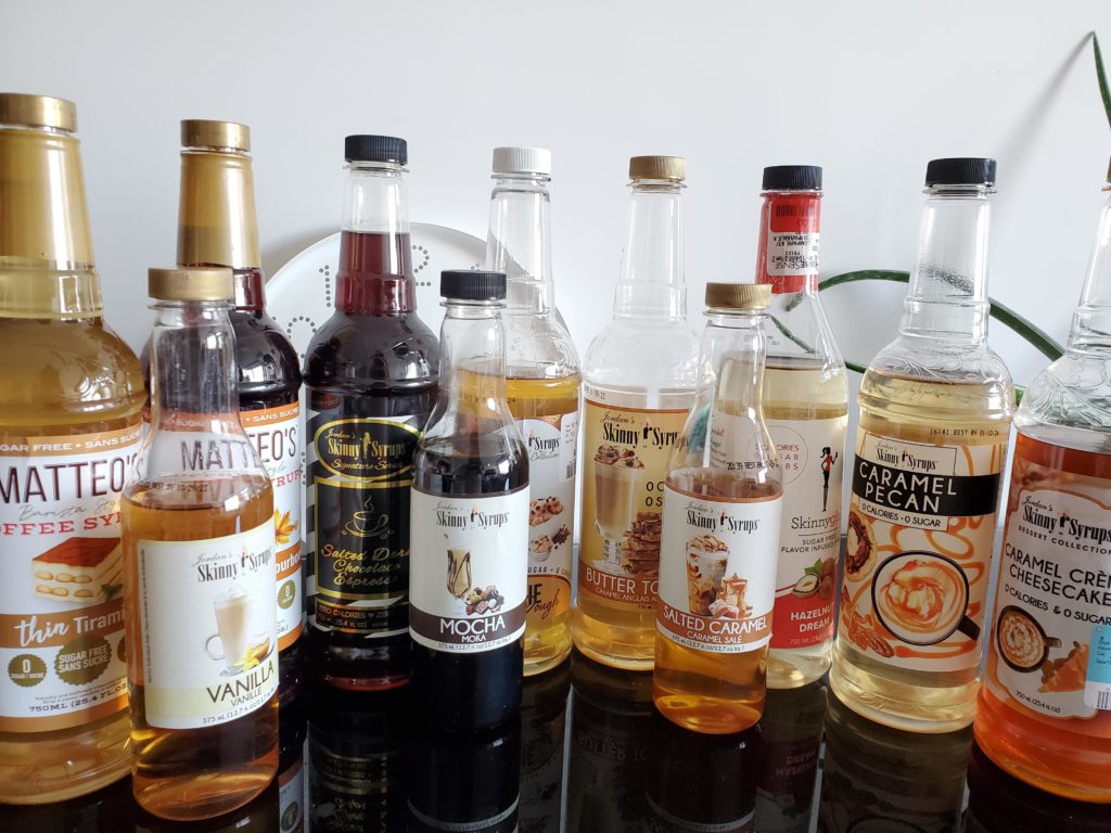 Really hooked with all these sugar free syrups