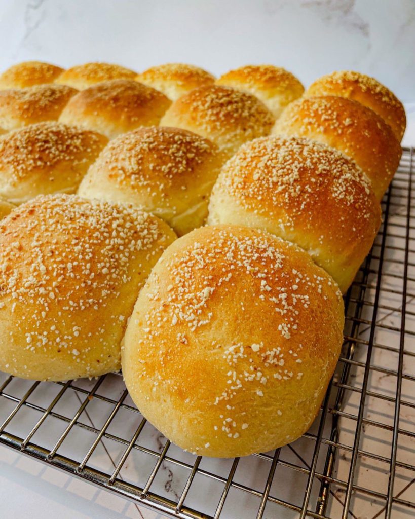 Pan de Sal (Filipino Bread Rolls) fresh out of the oven