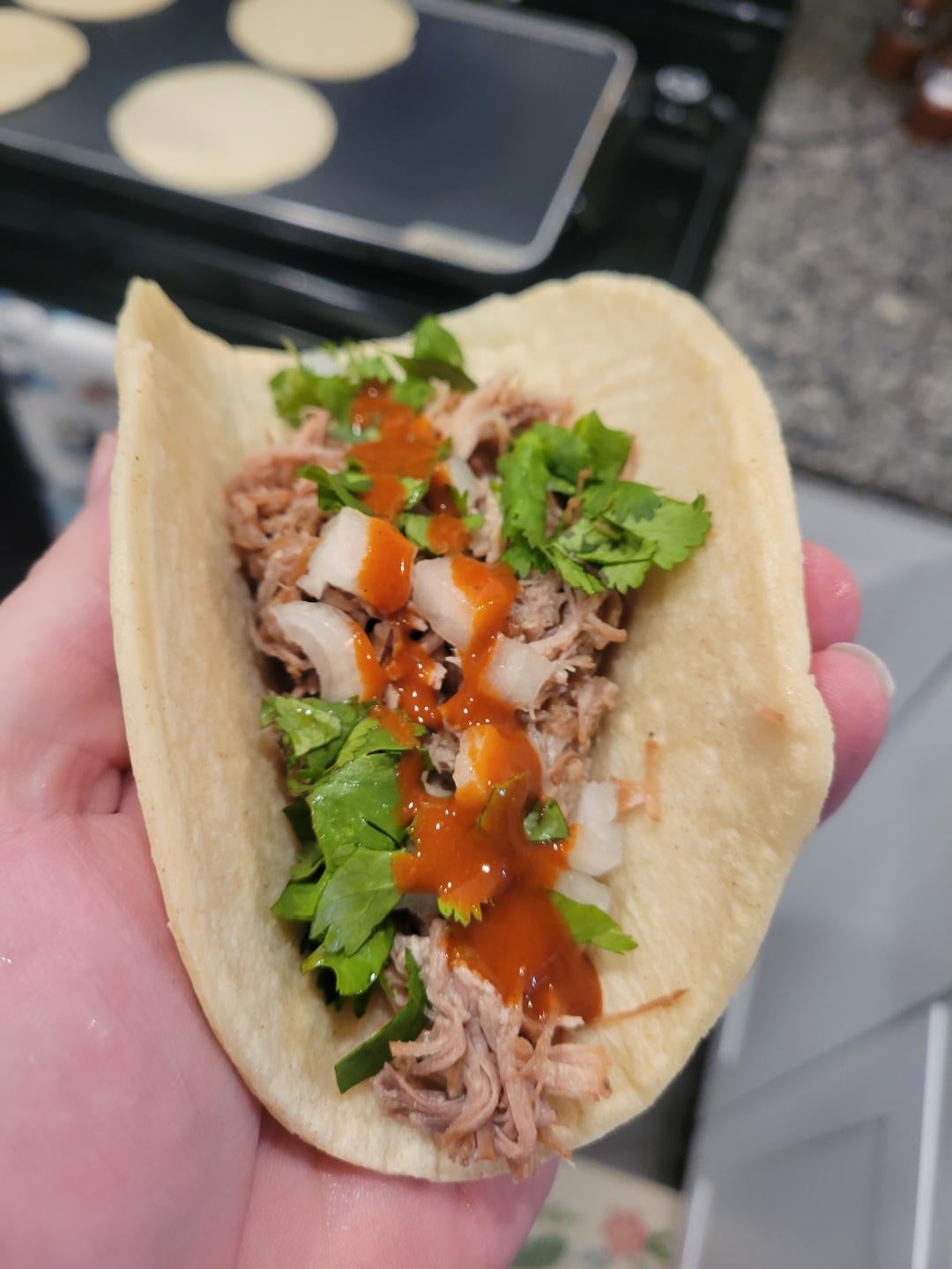 picnic roast at 185°F for 14 hours to make these outstanding Carnitas