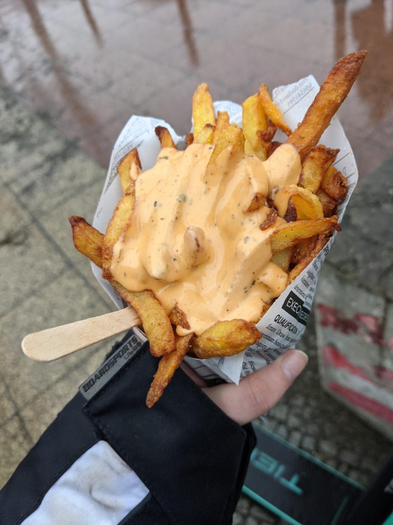 Spicy Mayo Fries from a vendor in Berlin