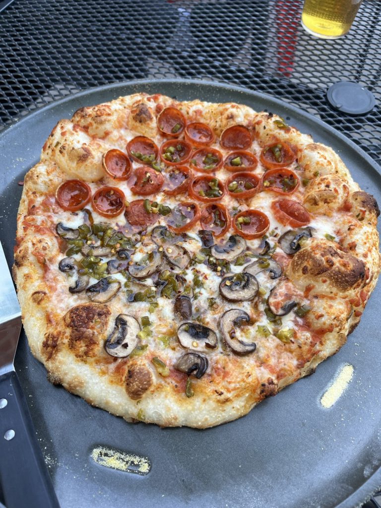 The best looking pizza in our testing so far!