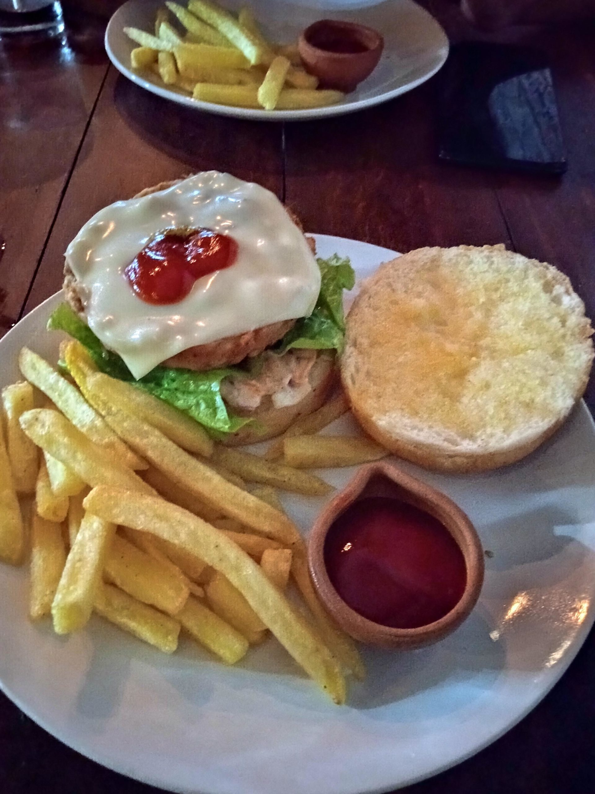 Classic Burger of Jackyard burger house Goa,India Dining and Cooking