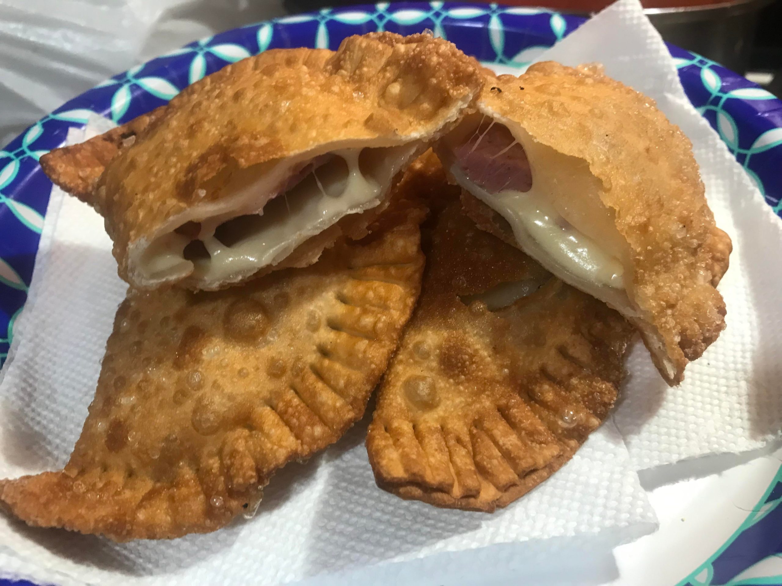 DOminican salami and Gouda cheese empanadas Dining and Cooking