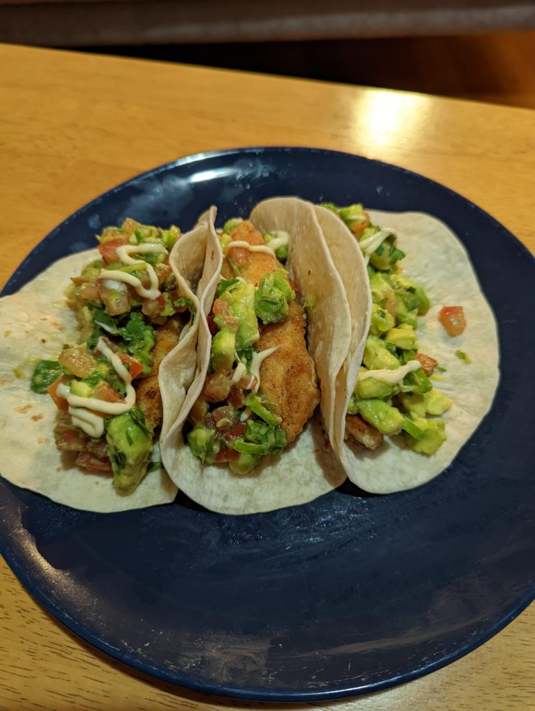 Snapper tacos