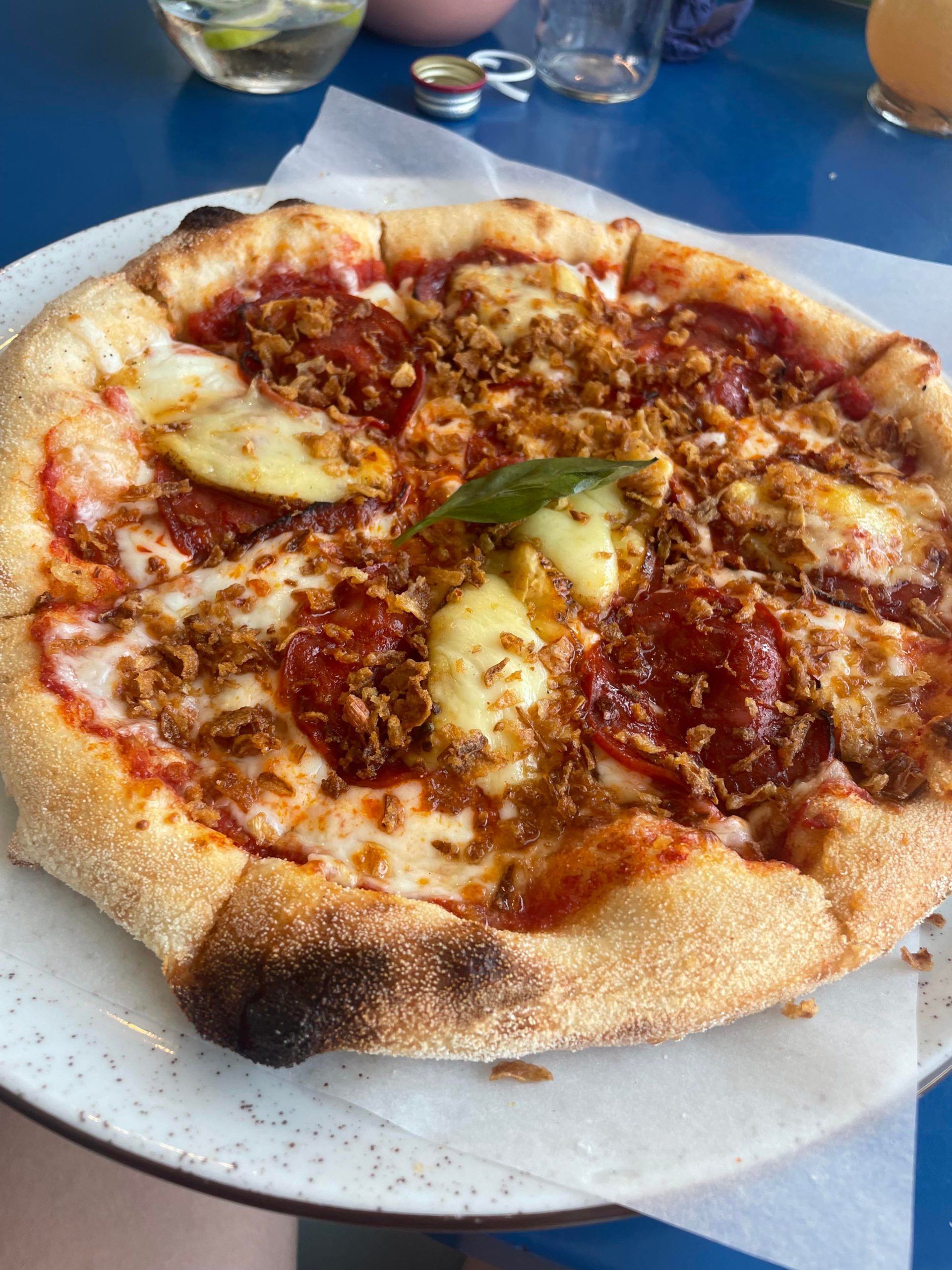 Caramelized onions on pizza … Dining and Cooking