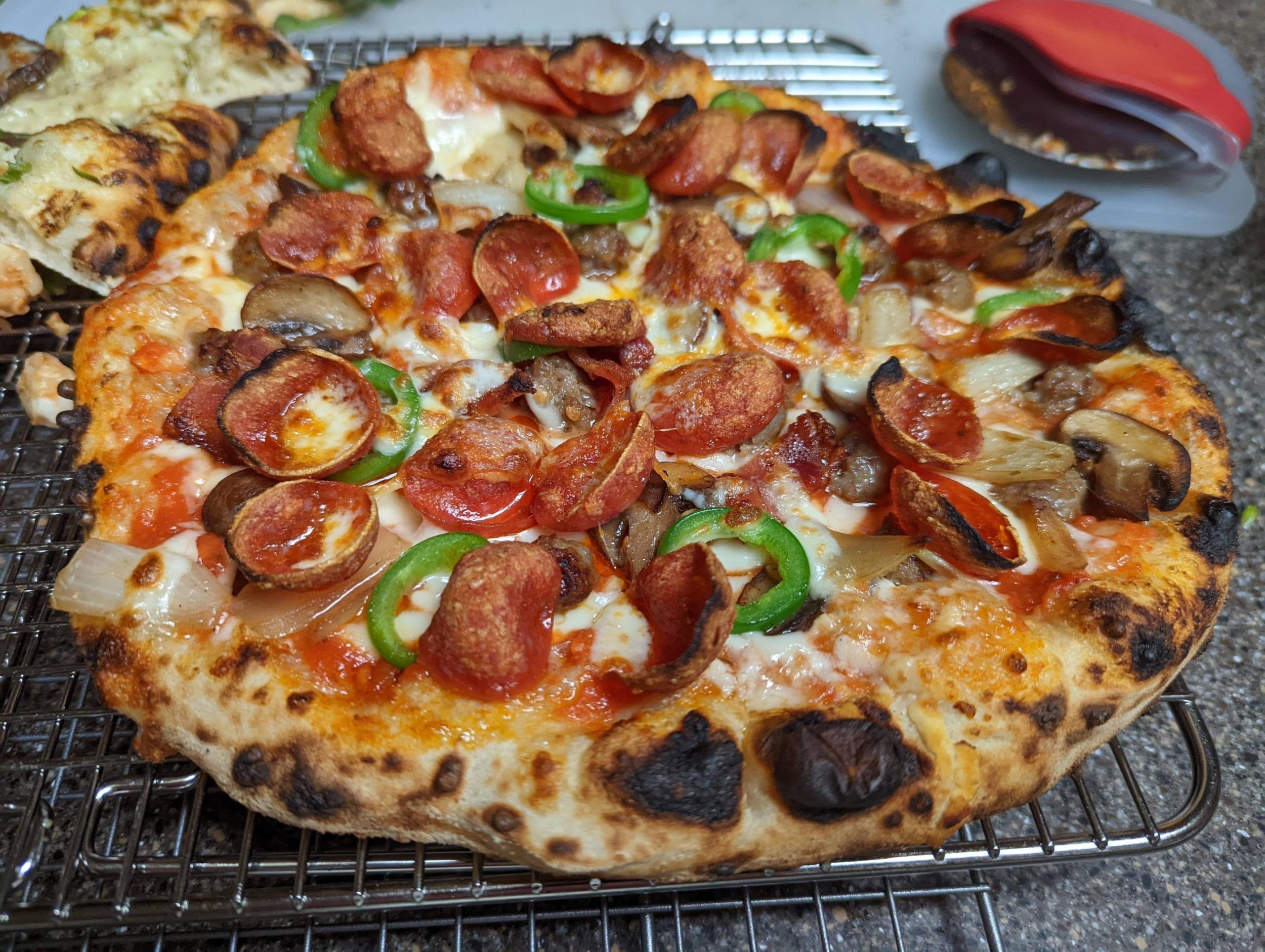 Cooked on an Ooni Koda 16 using Ken Forkish's 2448 hour dough recipe