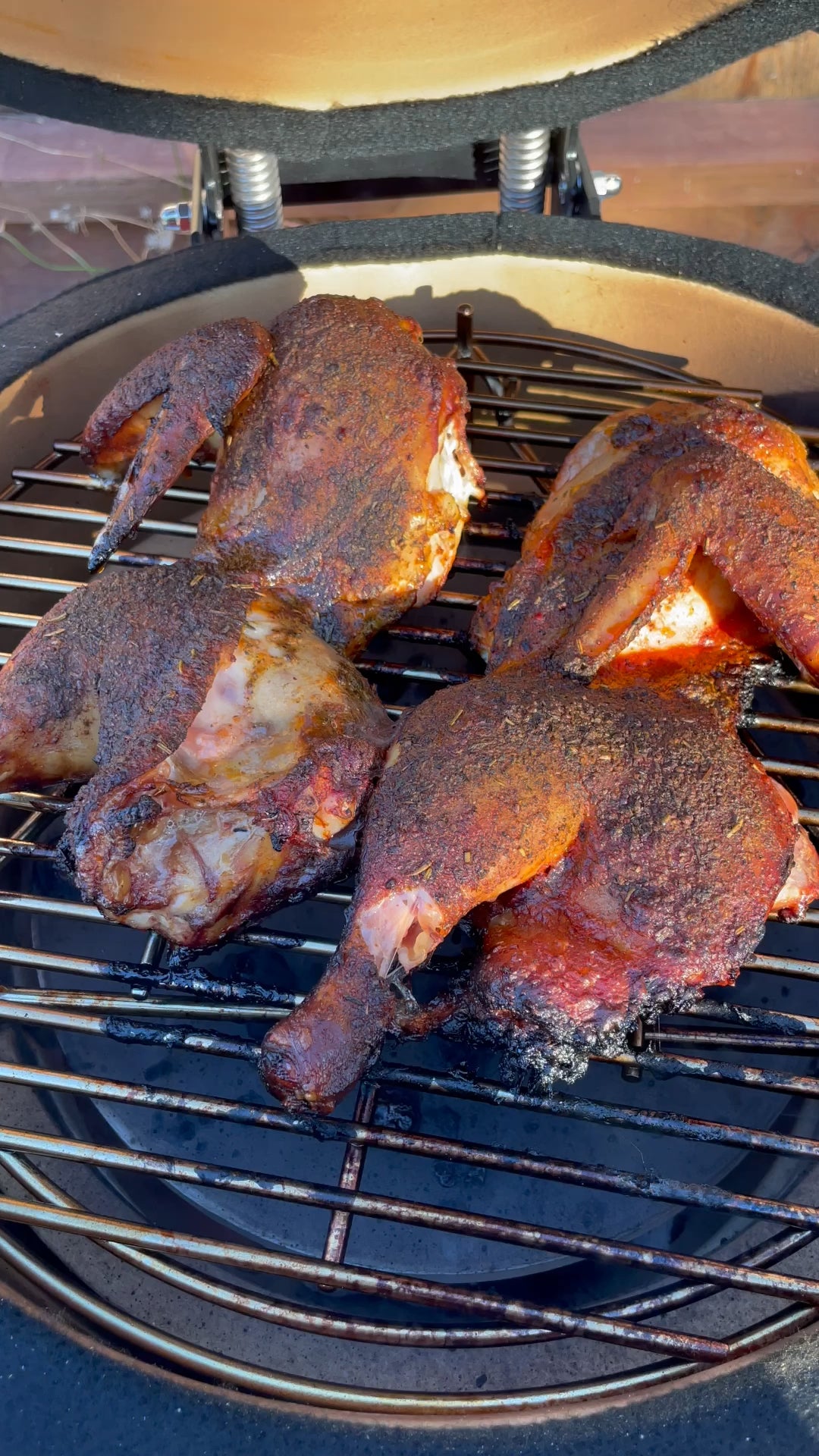 First cook on Kamado Joe Jr Dining and Cooking