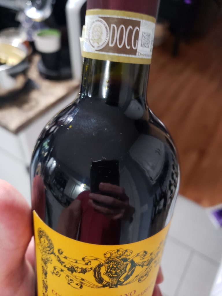 I learned about Italy's national quality ranking system and found a DOCG Chanti. My wife and I are excited to learn more and explore Italy through wine!