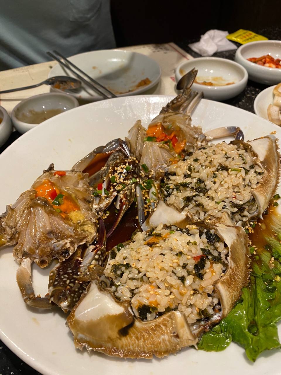 Soy sauce crab rice Dining and Cooking